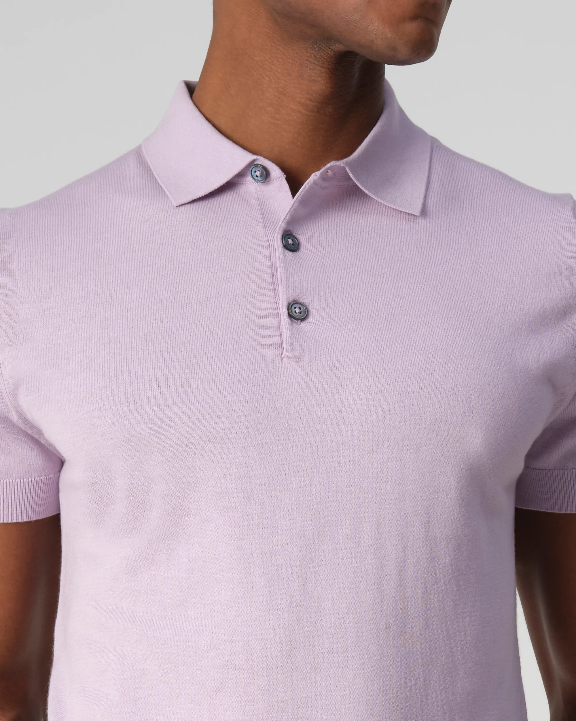 Dutch Dandies Bol Lux Polo KM Lavender Frost 090582-006-L