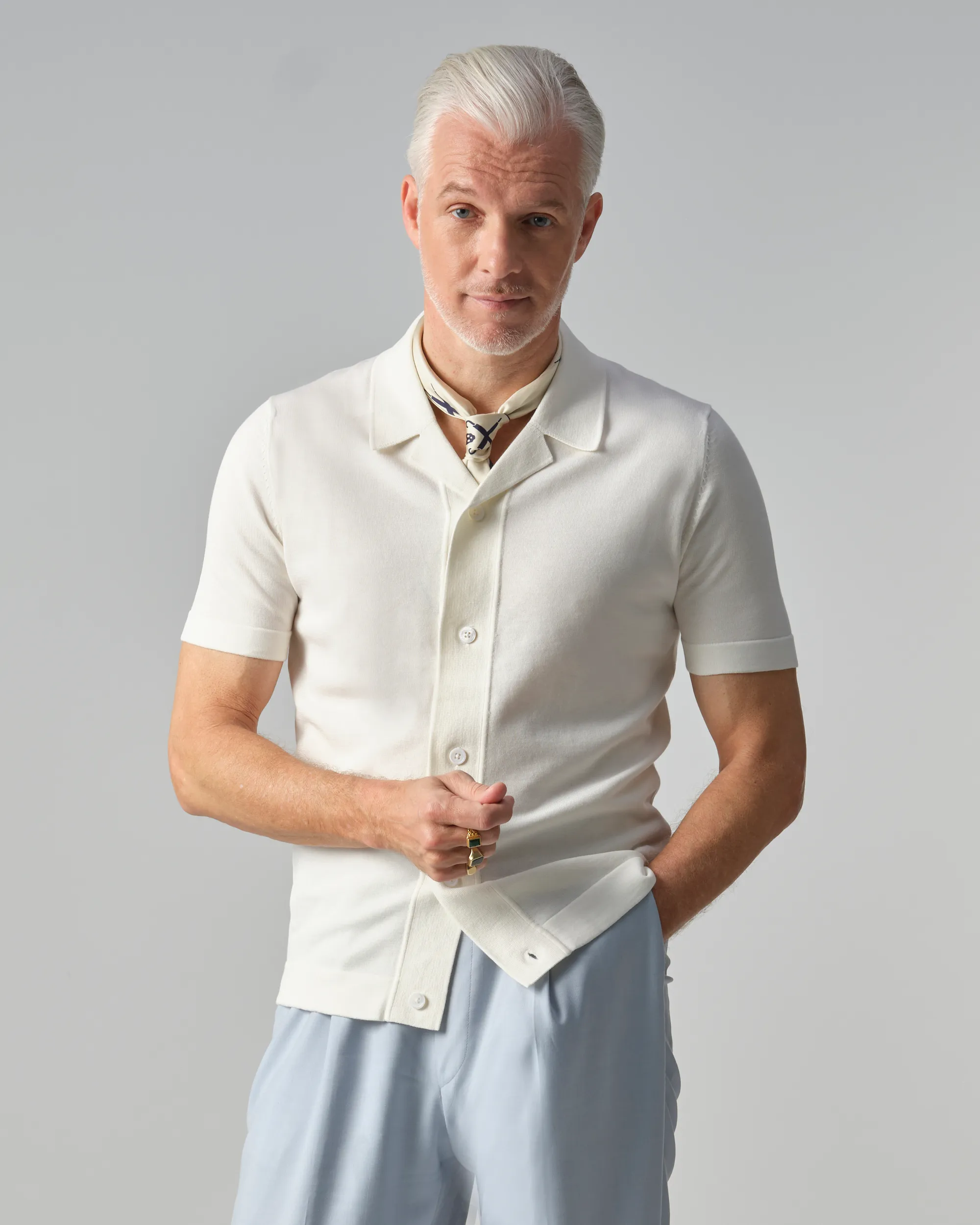 Dutch Dandies Polo Korte mouw Off White uni 090583-001-L