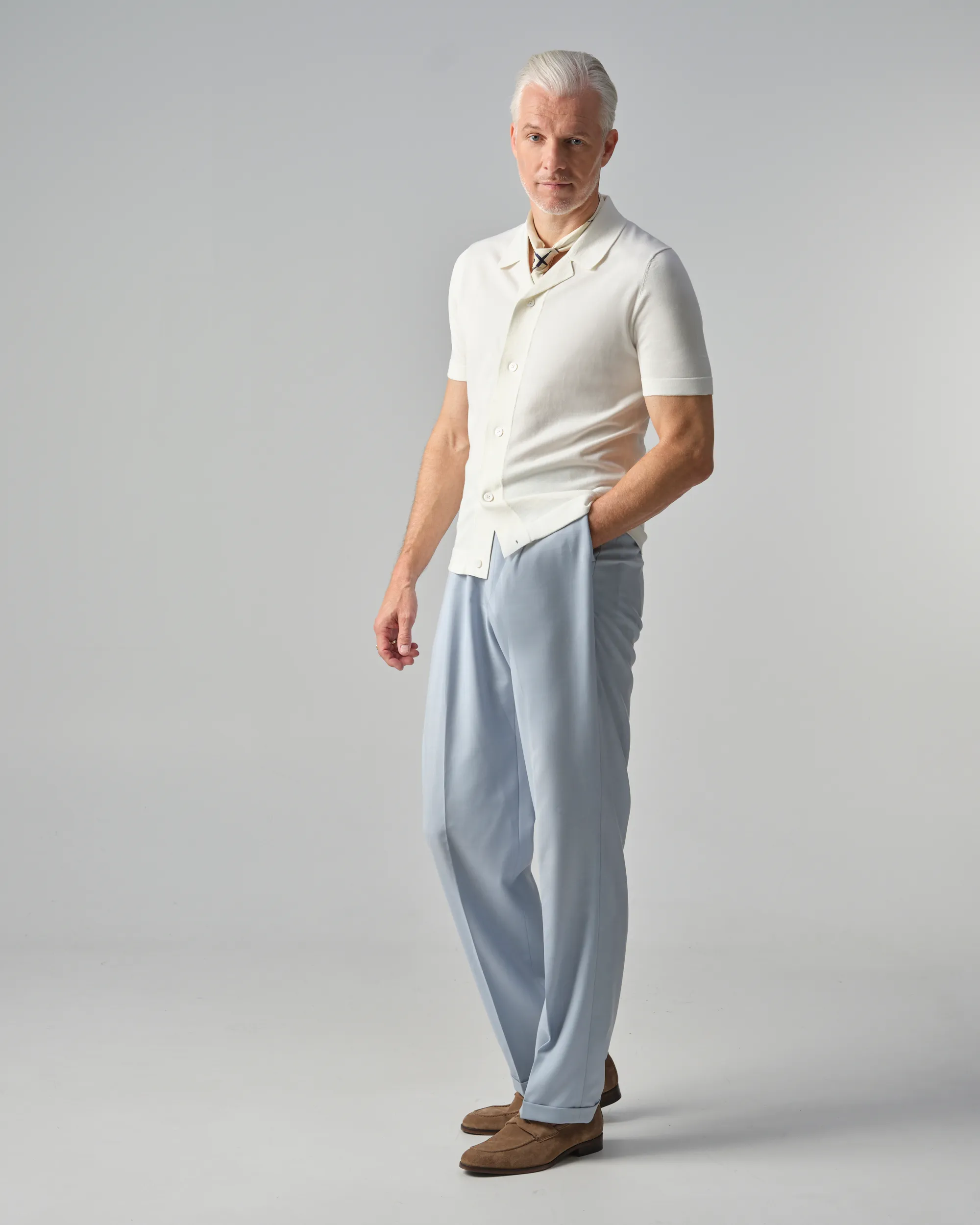 Dutch Dandies Polo Korte mouw Off White uni 090583-001-L