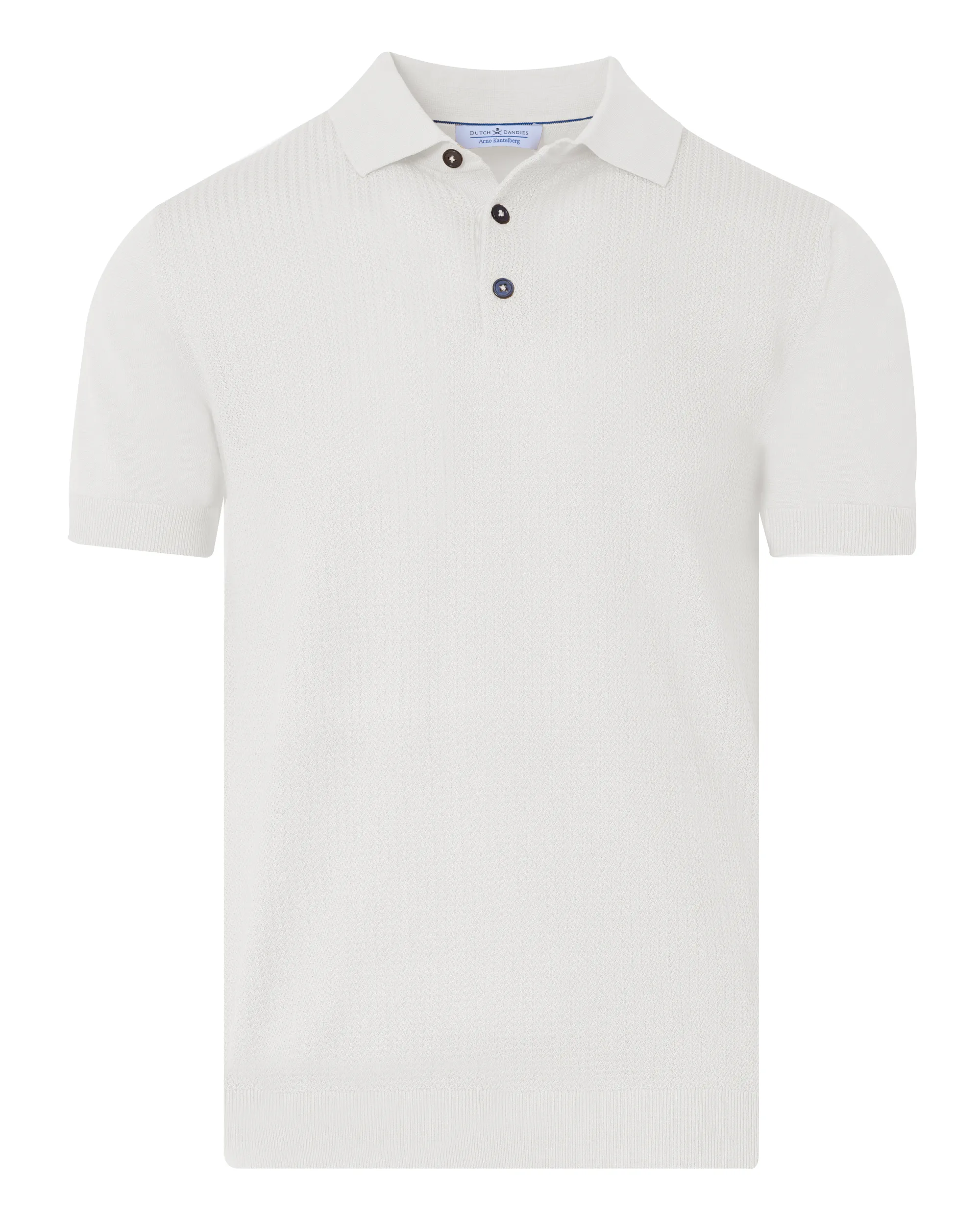 Dutch Dandies Polo Korte mouw Off White uni 090584-001-M
