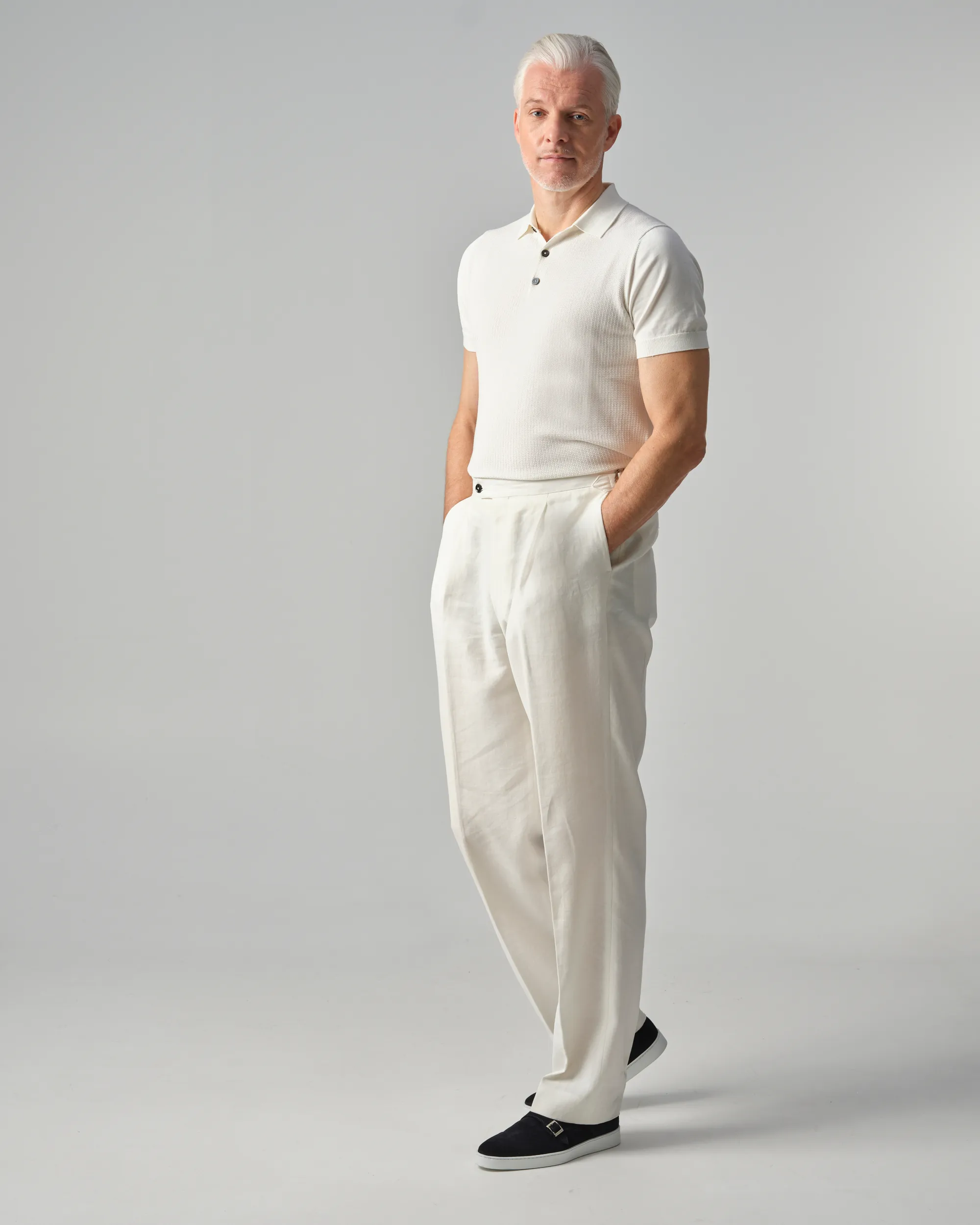 Dutch Dandies Polo Korte mouw Off White uni 090584-001-M