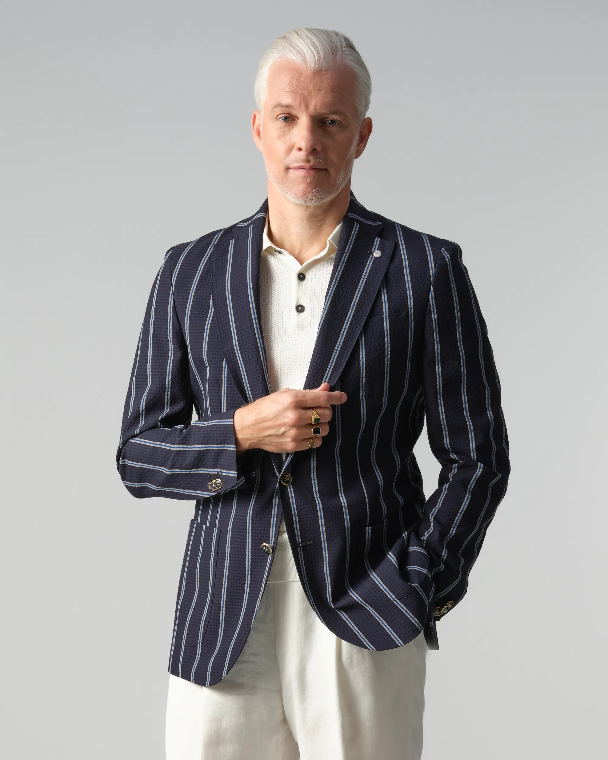 Dutch Dandies Arno Kantelberg Daryll Colbert Navy streep 090610-001-46