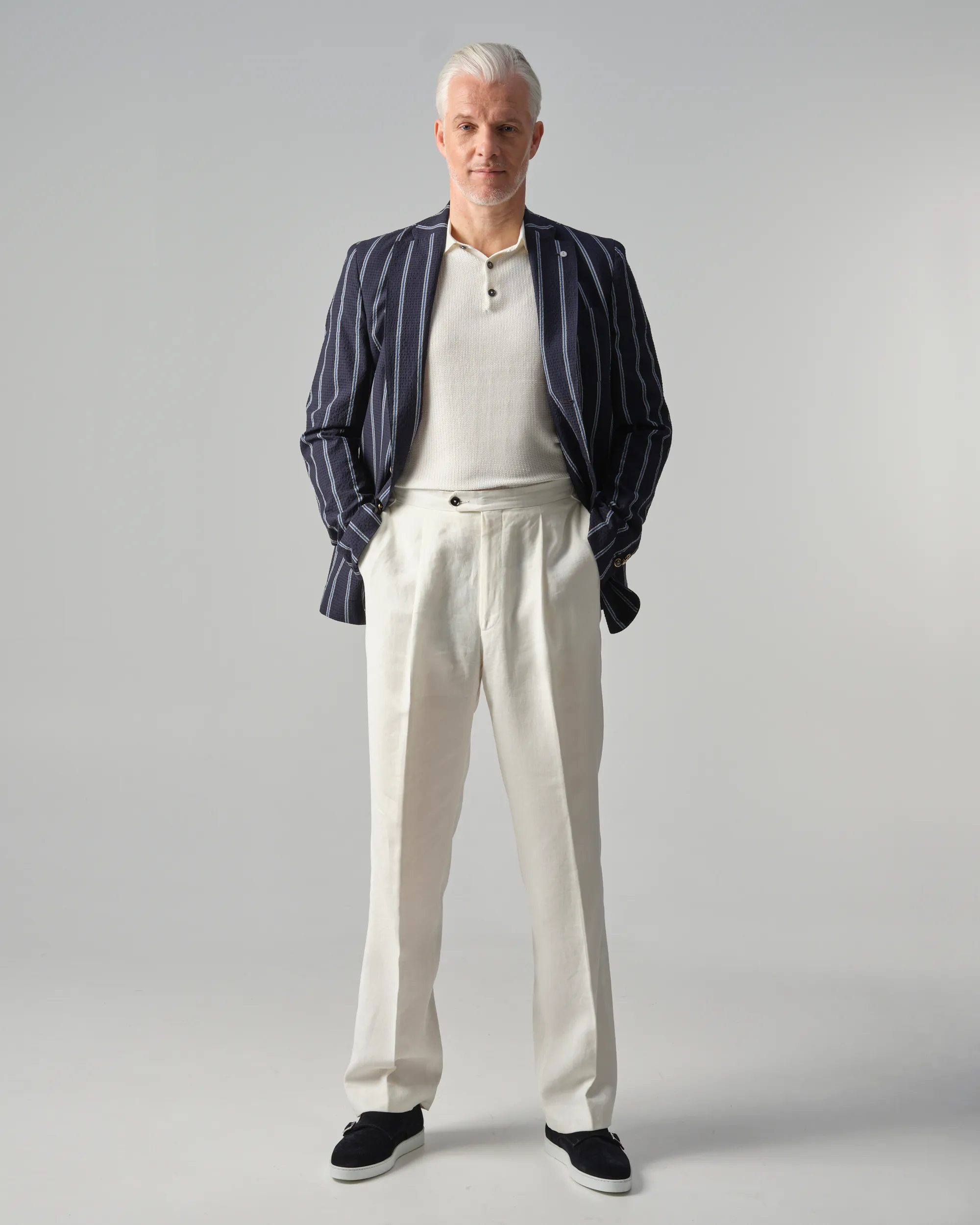 Dutch Dandies Arno Kantelberg Daryll Colbert Navy streep 090610-001-46