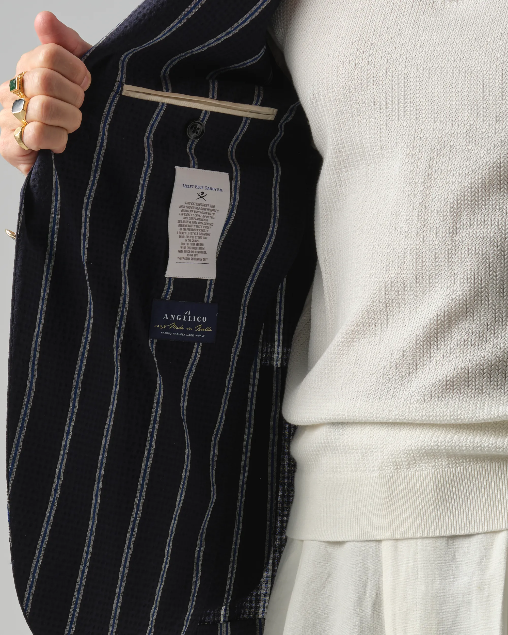 Dutch Dandies Arno Kantelberg Daryll Colbert Navy streep 090610-001-46