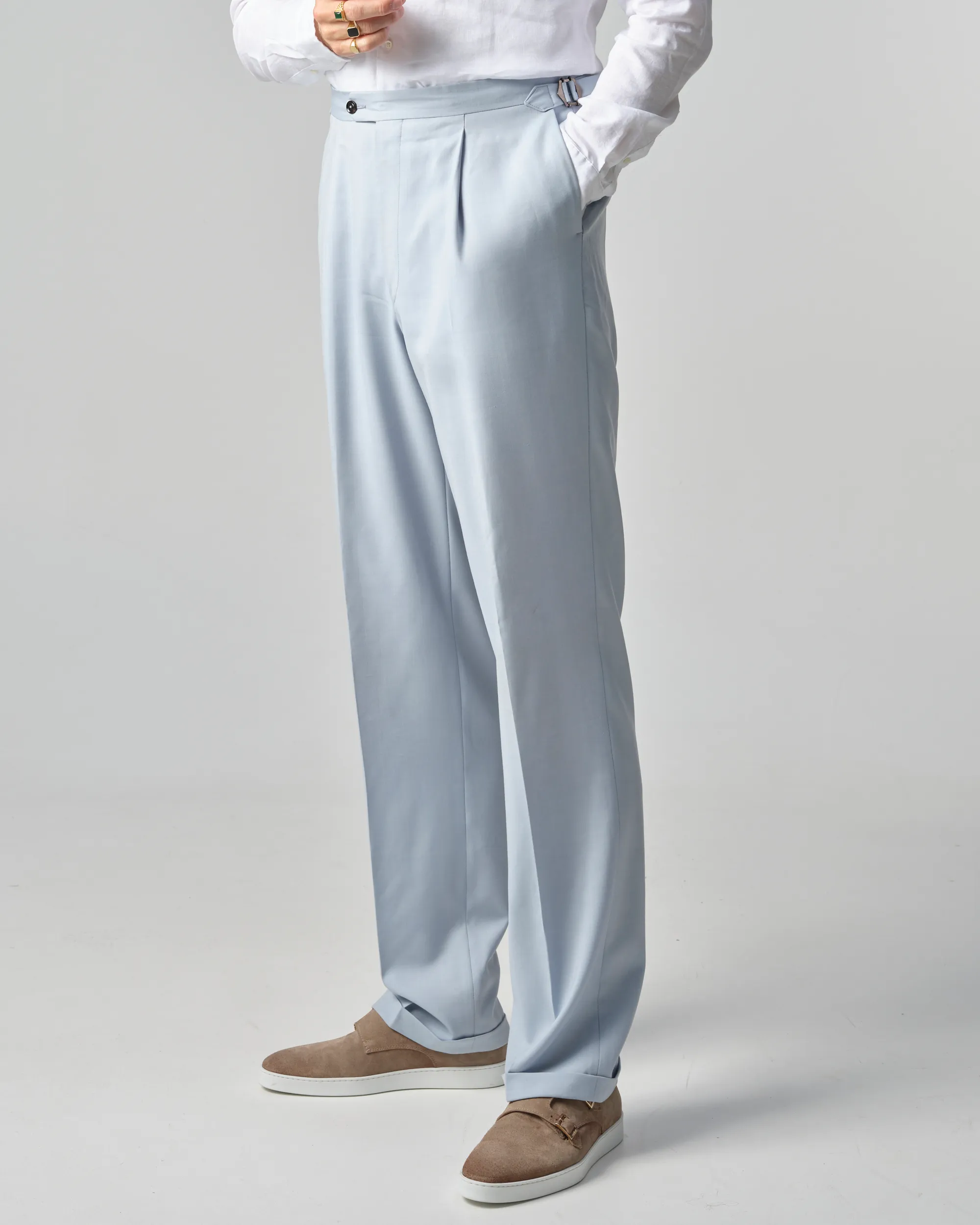 Dutch Dandies Arno Kantelberg Domo Pak Lichtblauw uni 090614-001-46