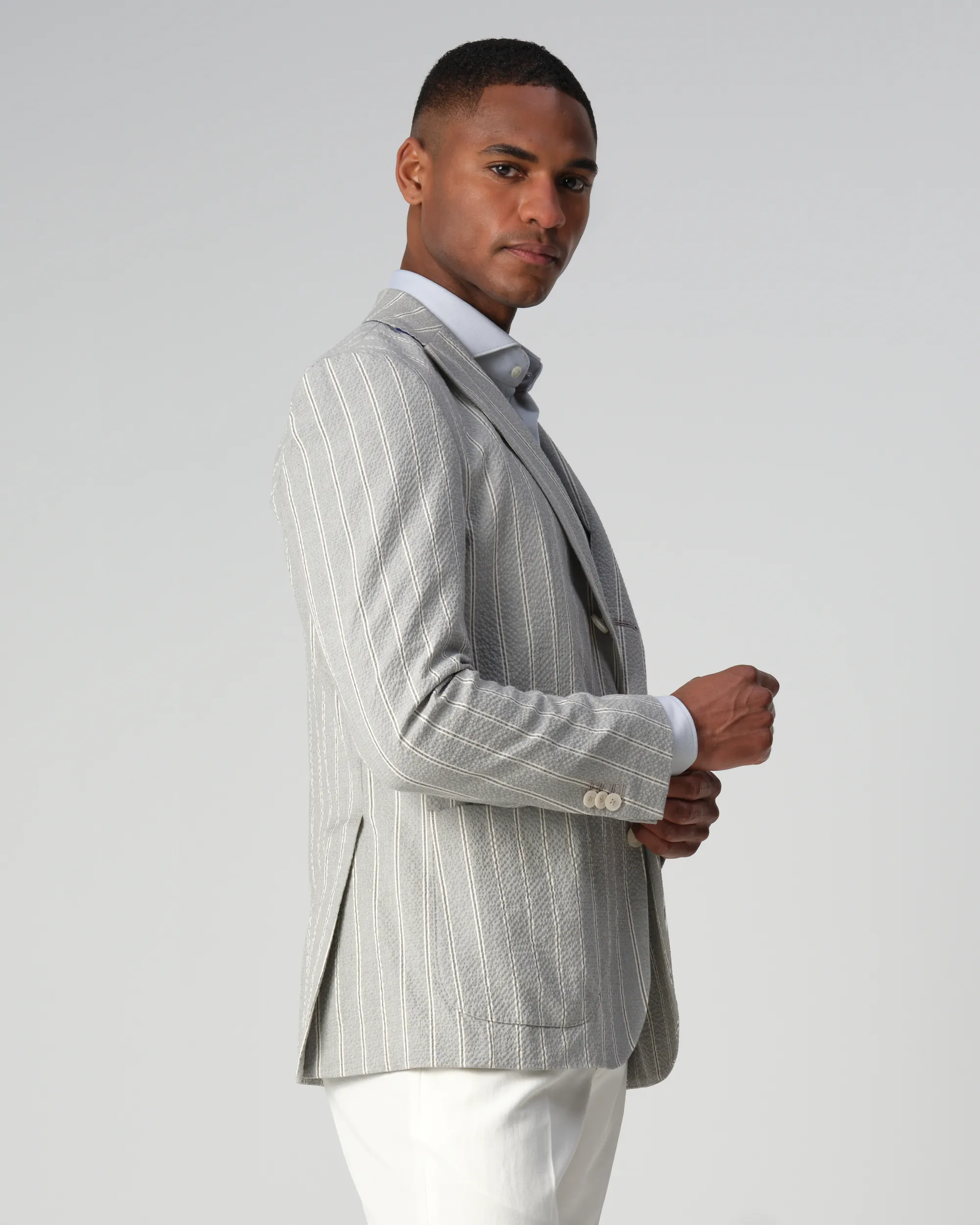 Dutch Dandies Daryll Colbert Grijs streep 090674-001-46