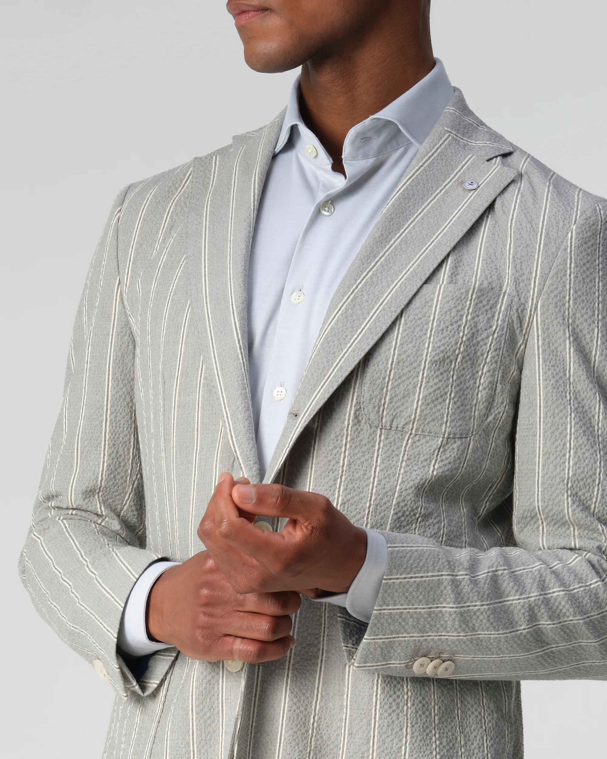 Dutch Dandies Daryll Colbert Grijs streep 090674-001-46