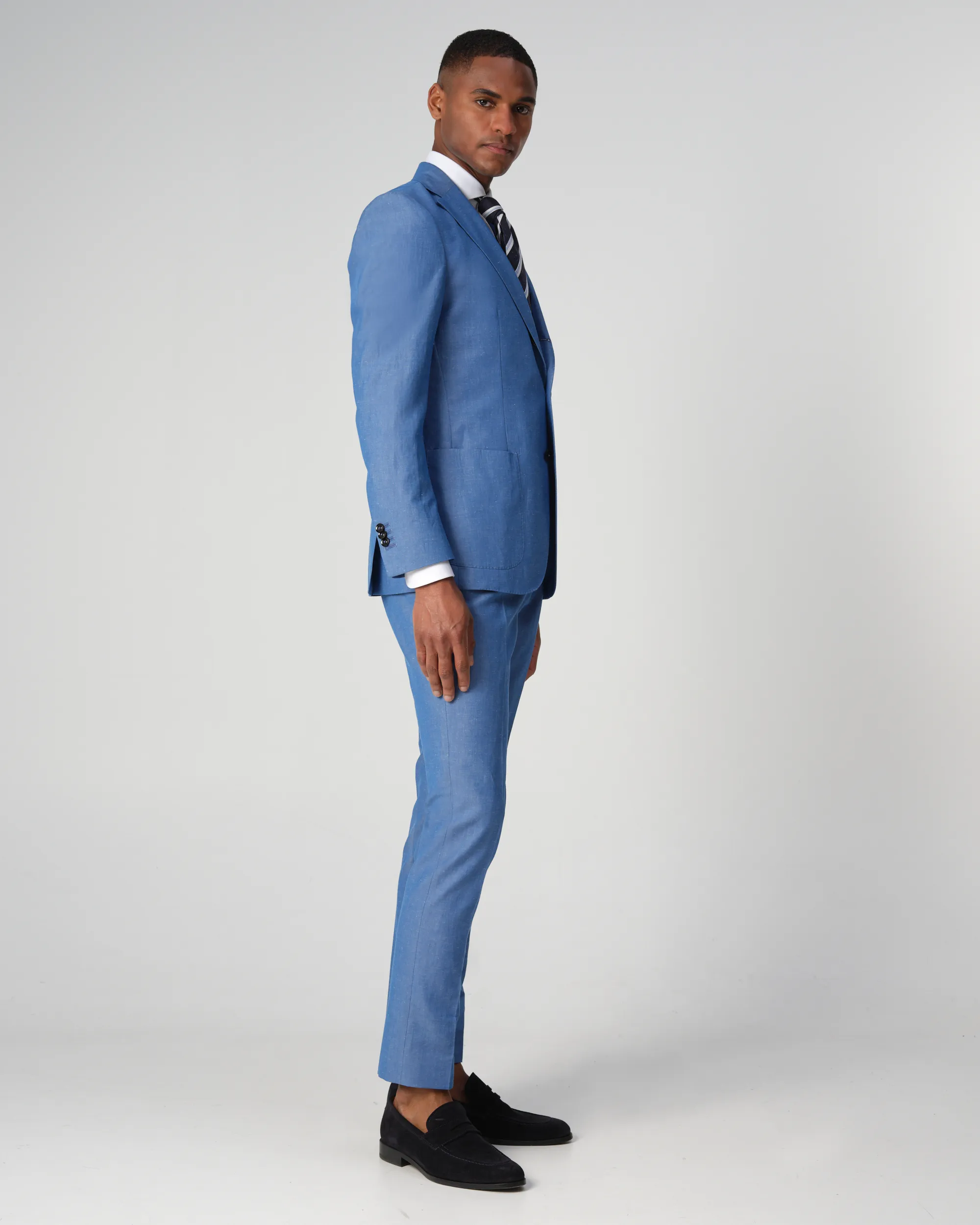 Dutch Dandies Daryll Mix & Match Colbert Blauw uni 090691-002-46