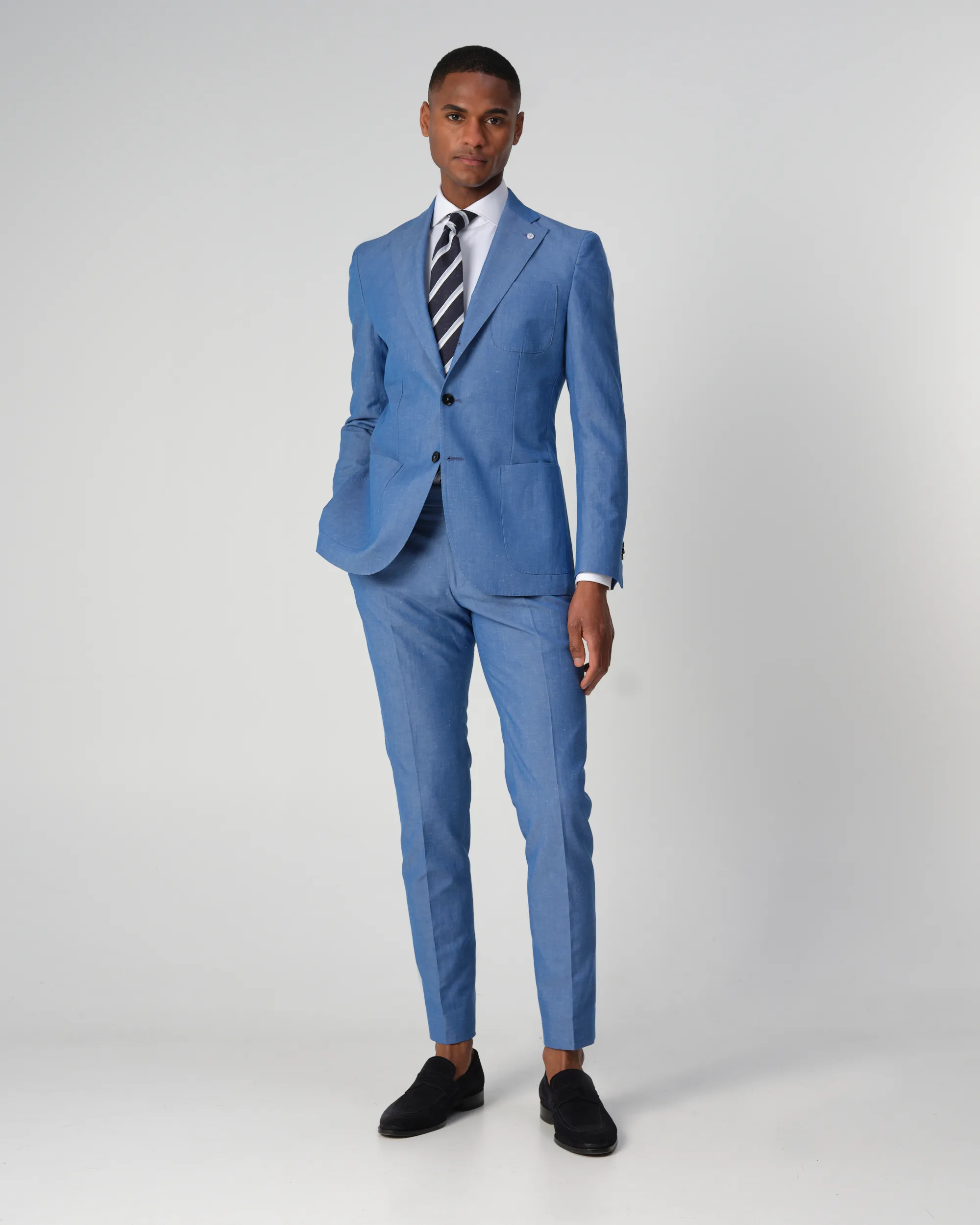 Dutch Dandies Daryll Mix & Match Colbert Blauw uni 090691-002-46