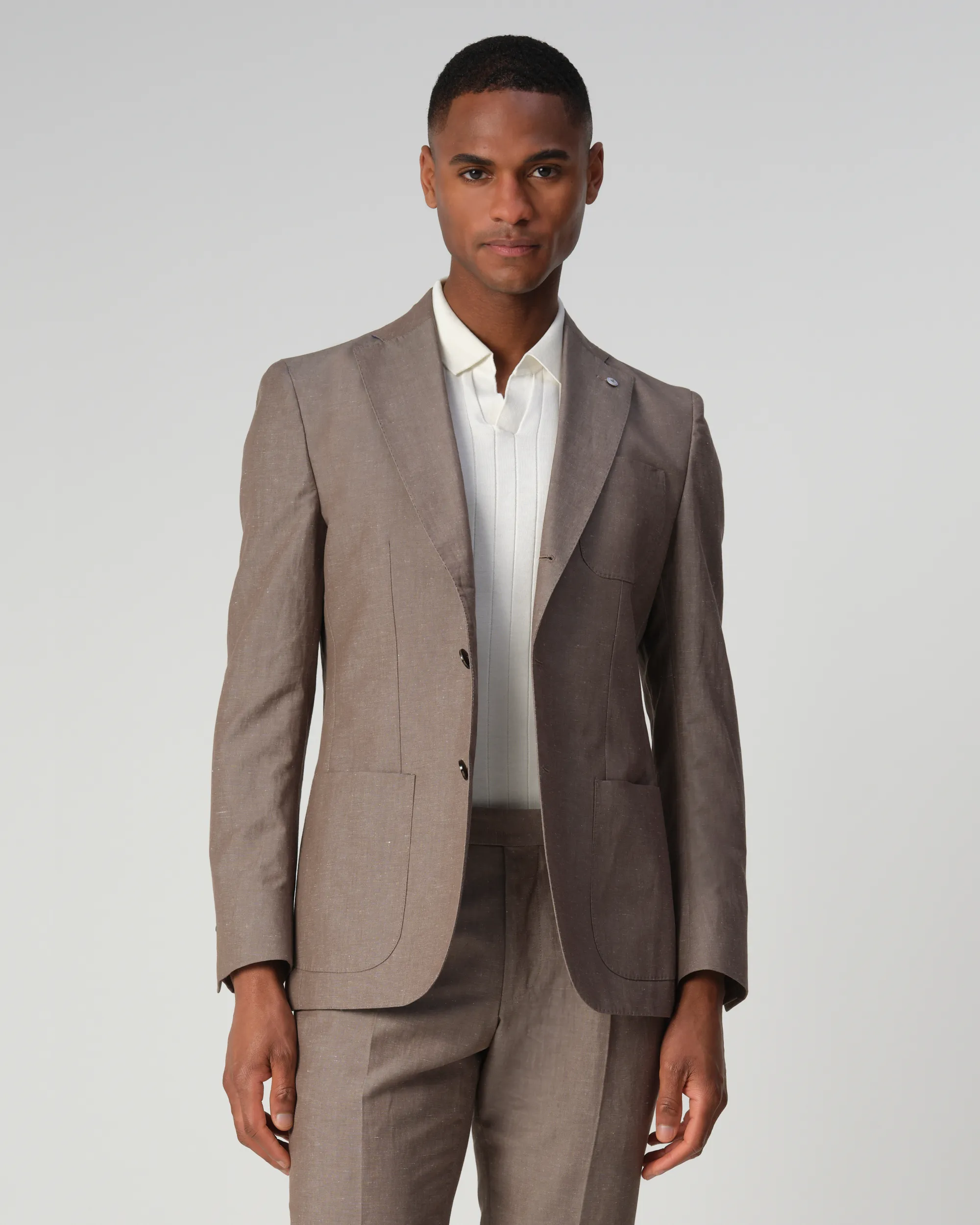 Dutch Dandies Daryll Mix & Match Colbert Bruin uni 090691-003-46