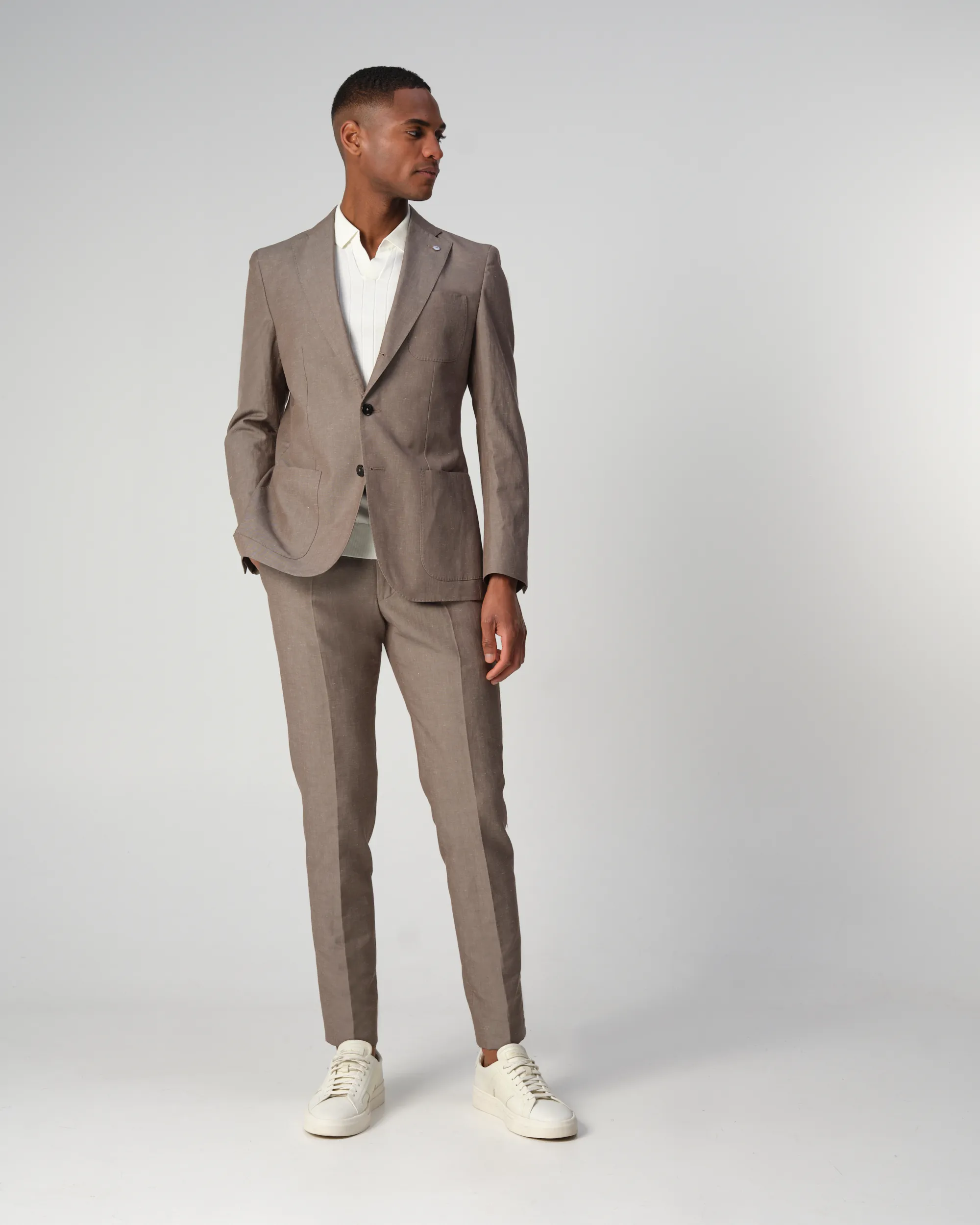 Dutch Dandies Daryll Mix & Match Colbert Bruin uni 090691-003-46