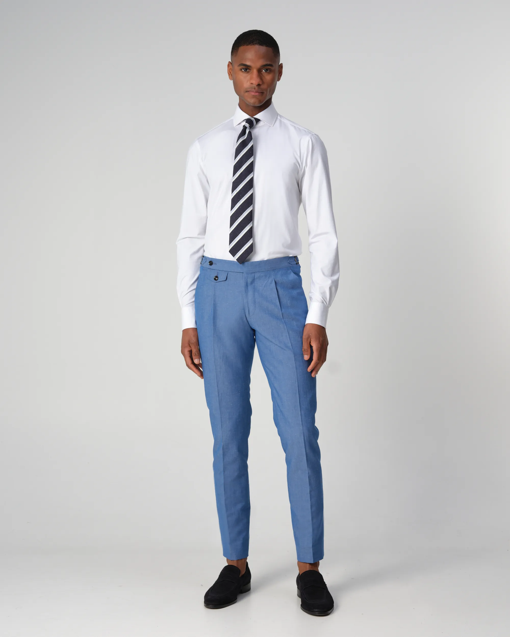 Dutch Dandies Pisa Mix & Match Pantalon Blauw uni 090692-002-46