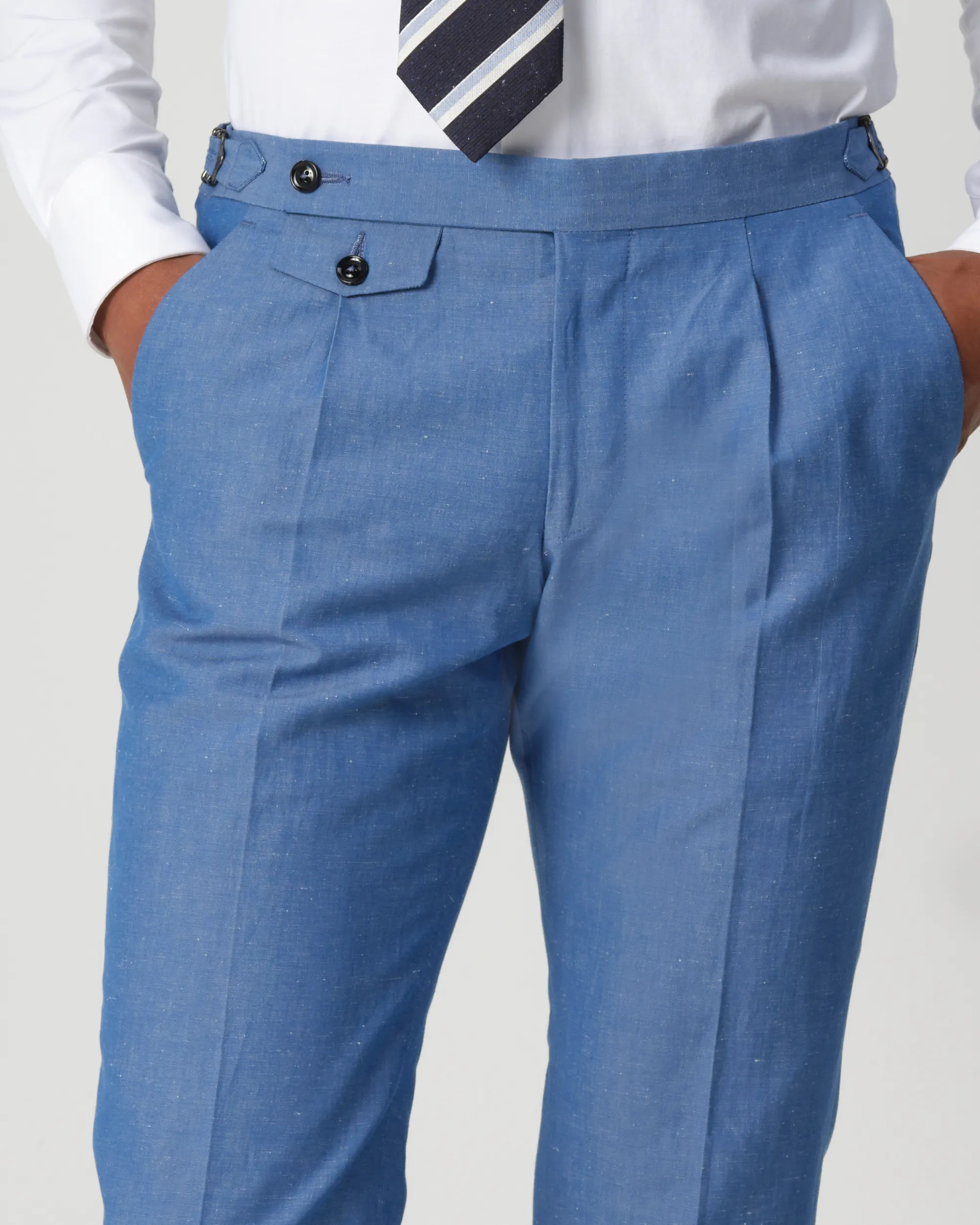 Dutch Dandies Pisa Mix & Match Pantalon Blauw uni 090692-002-46