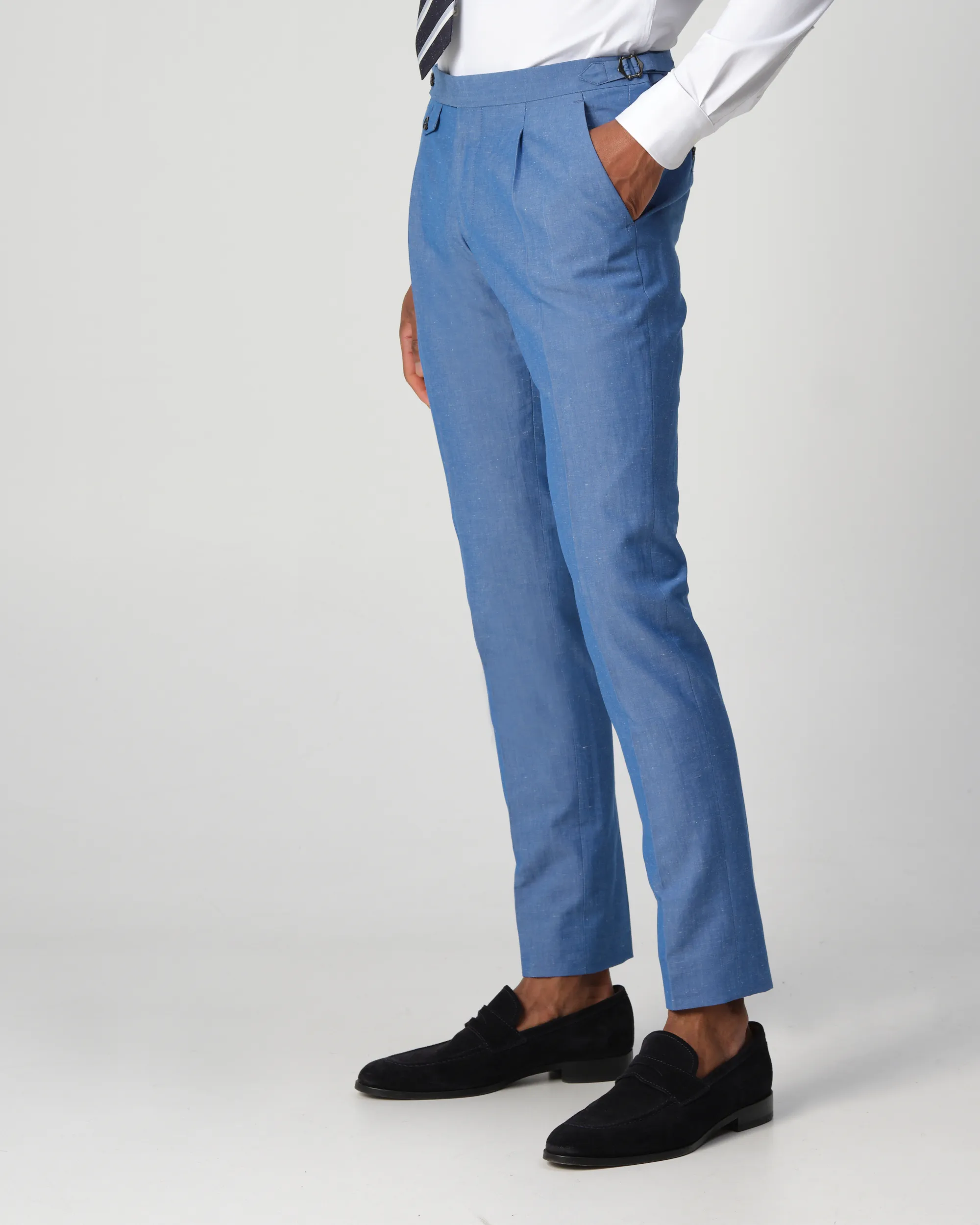 Dutch Dandies Pisa Mix & Match Pantalon Blauw uni 090692-002-46