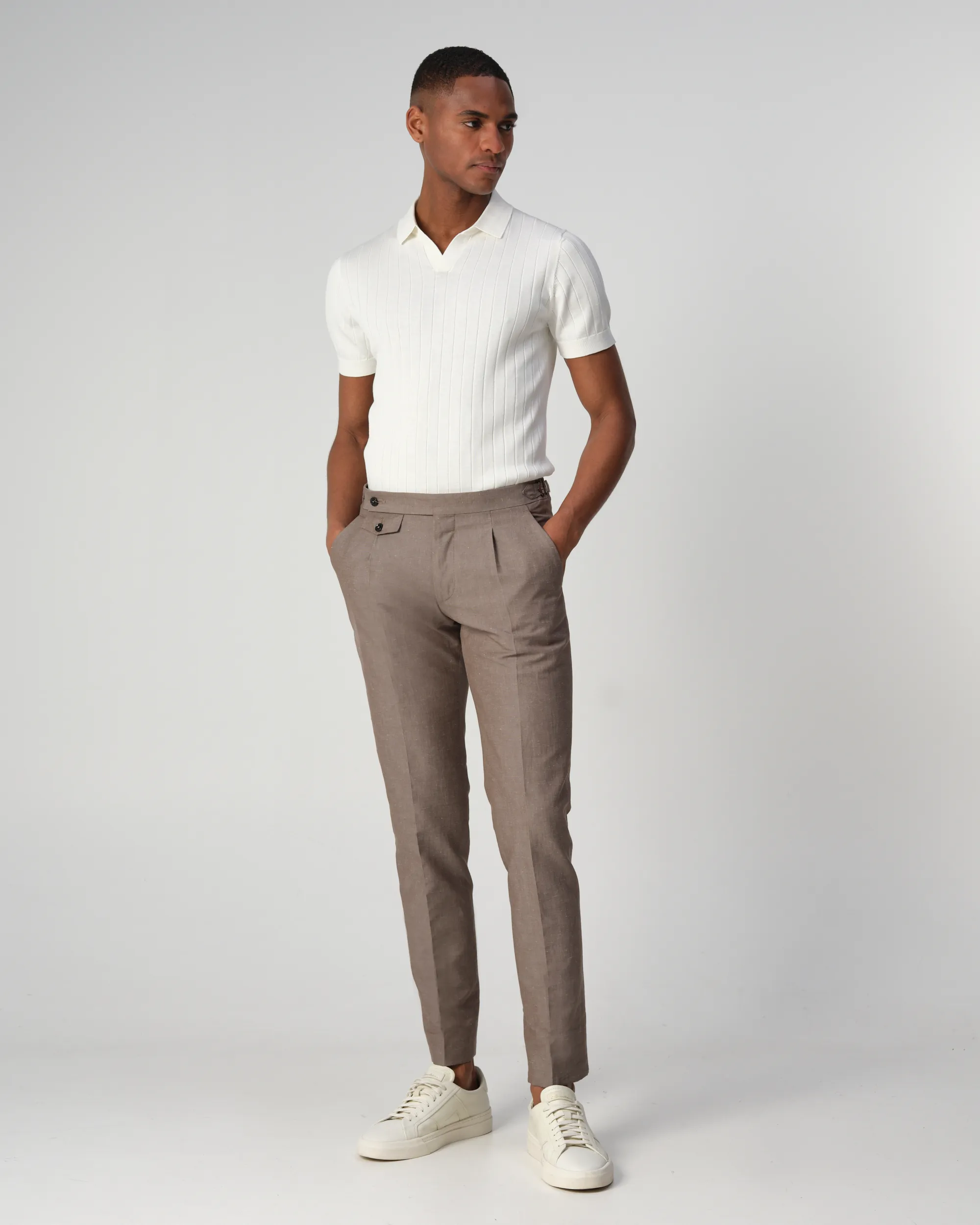 Dutch Dandies Pisa Mix & Match Pantalon Bruin uni 090692-003-46