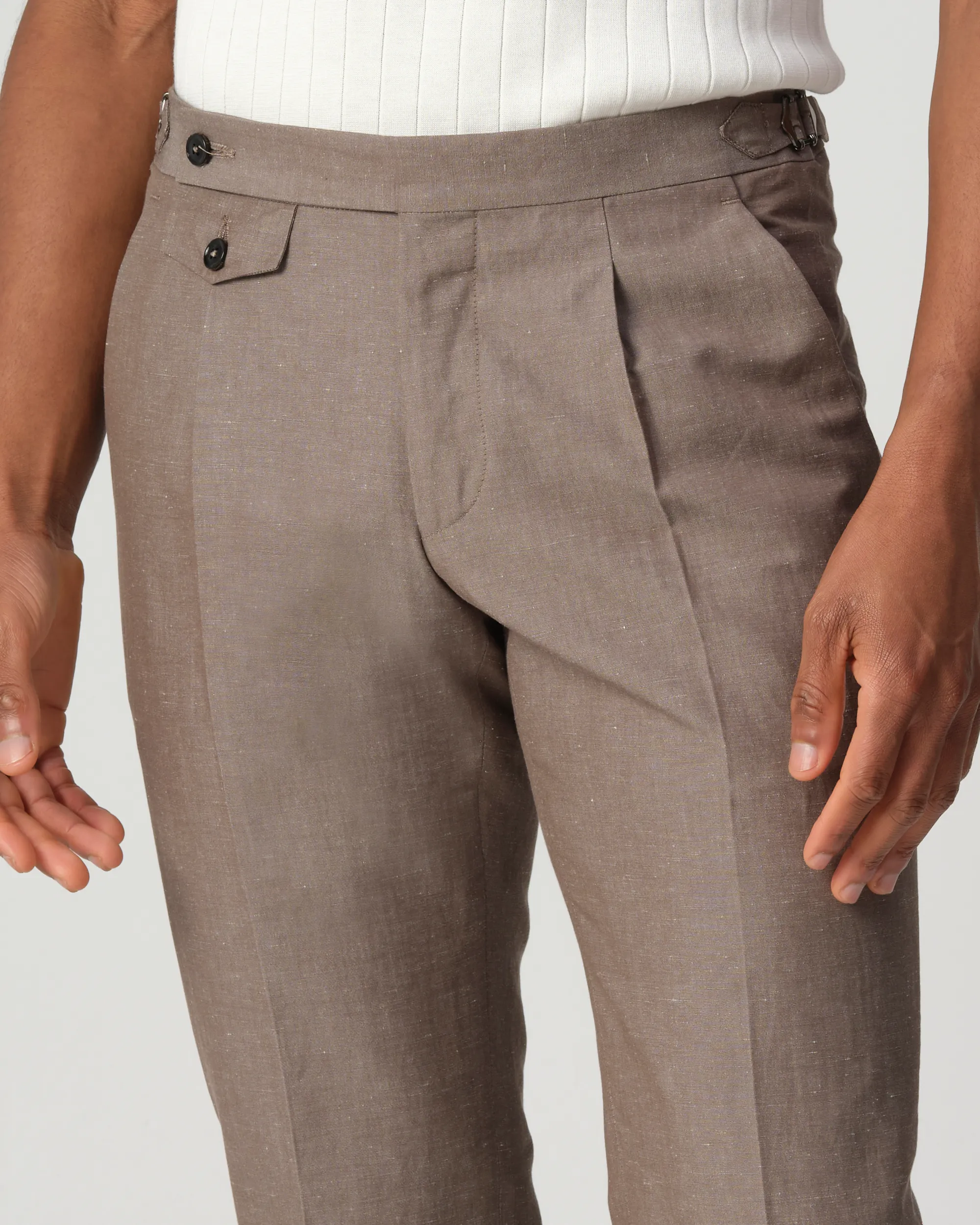 Dutch Dandies Pisa Mix & Match Pantalon Bruin uni 090692-003-46