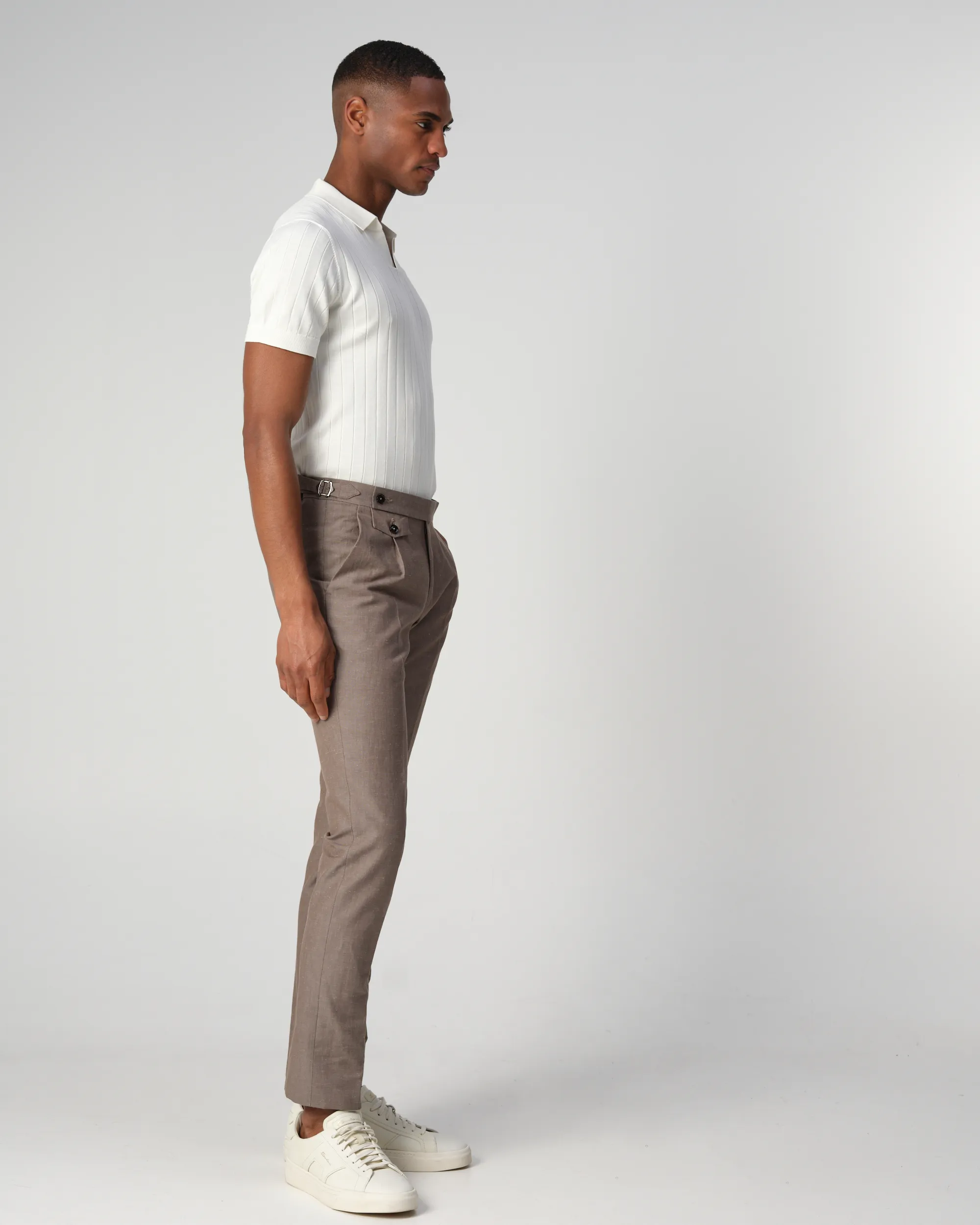 Dutch Dandies Pisa Mix & Match Pantalon Bruin uni 090692-003-46