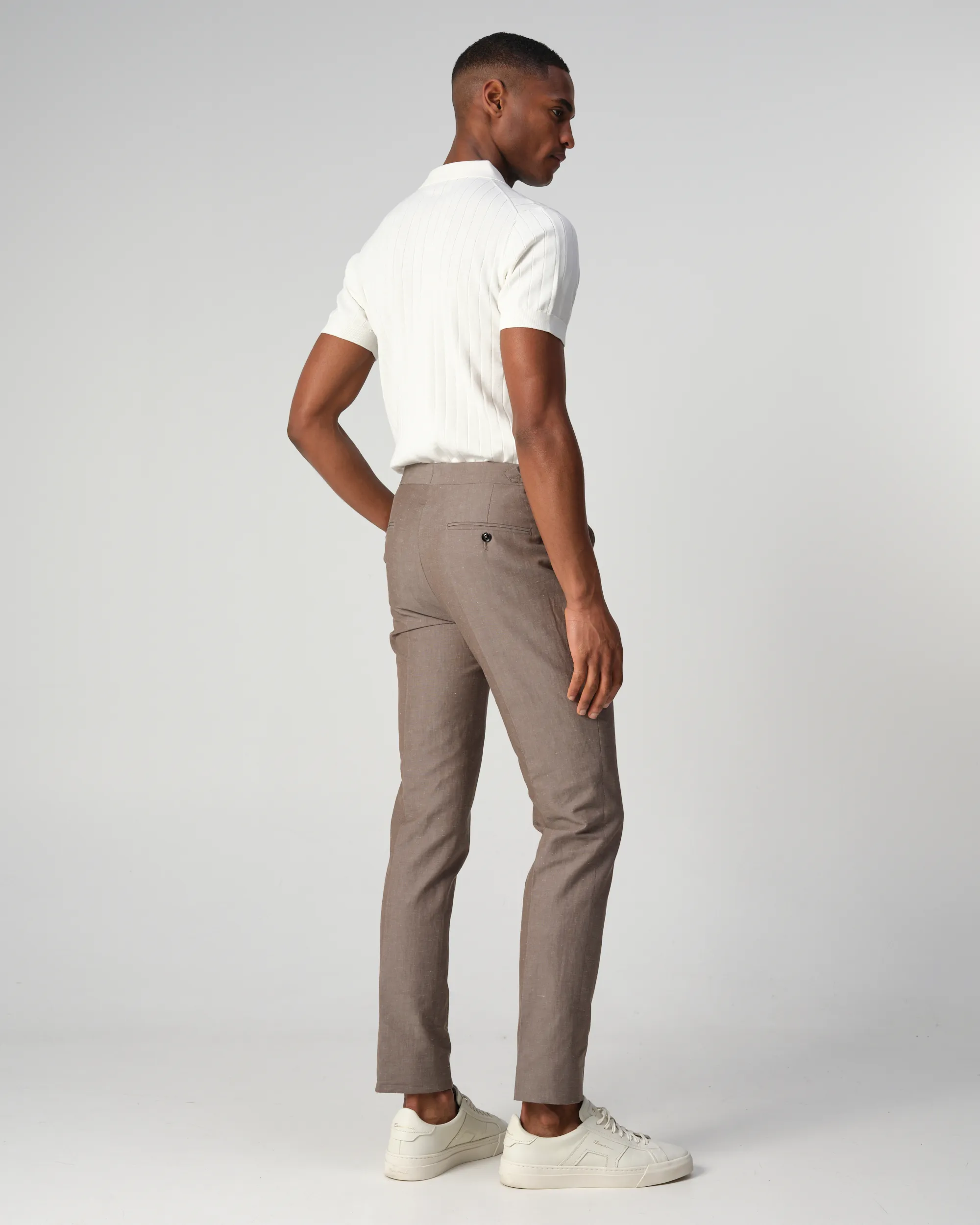 Dutch Dandies Pisa Mix & Match Pantalon Bruin uni 090692-003-46
