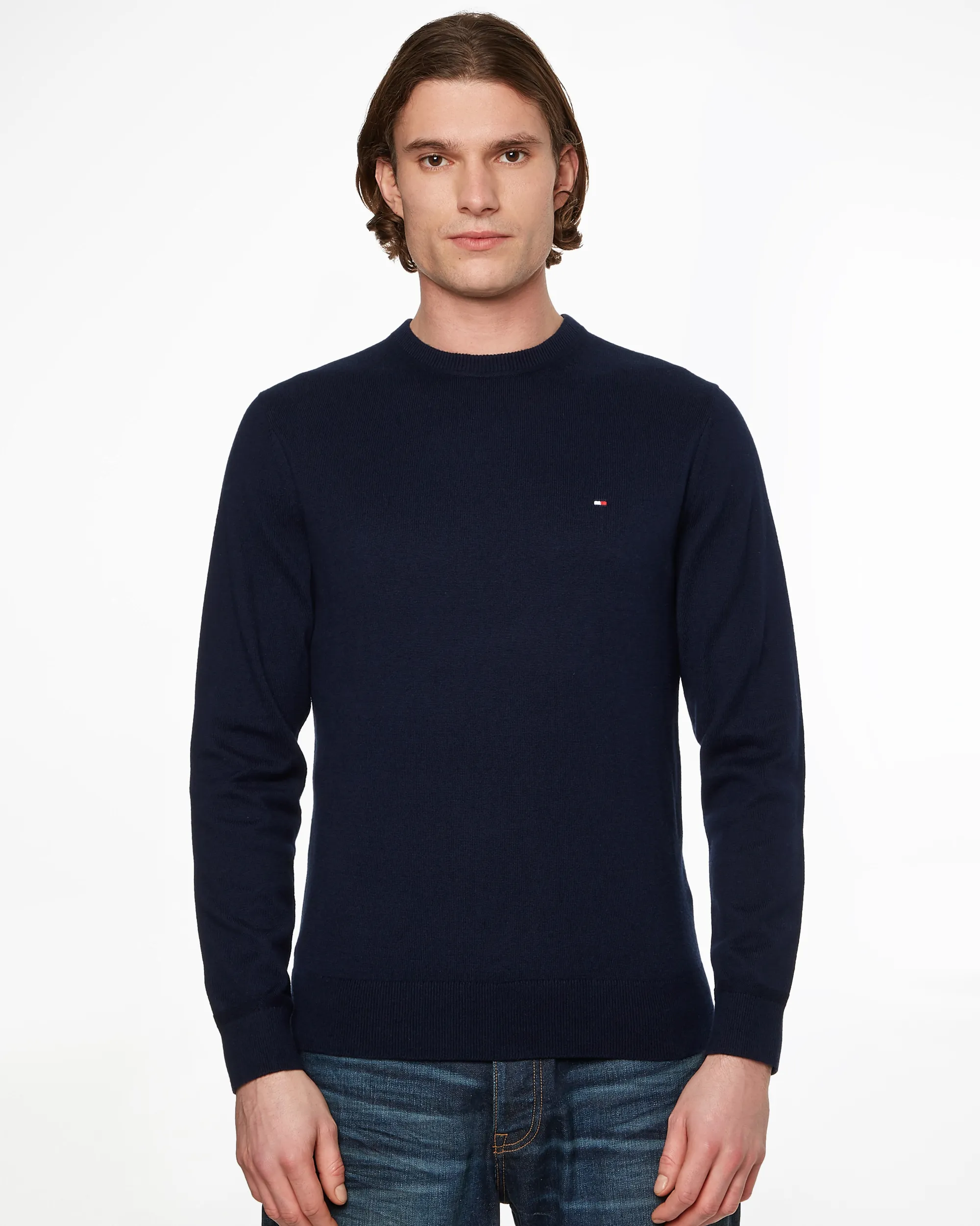 Tommy Hilfiger Menswear Trui O-hals Donker blauw 091088-001-L