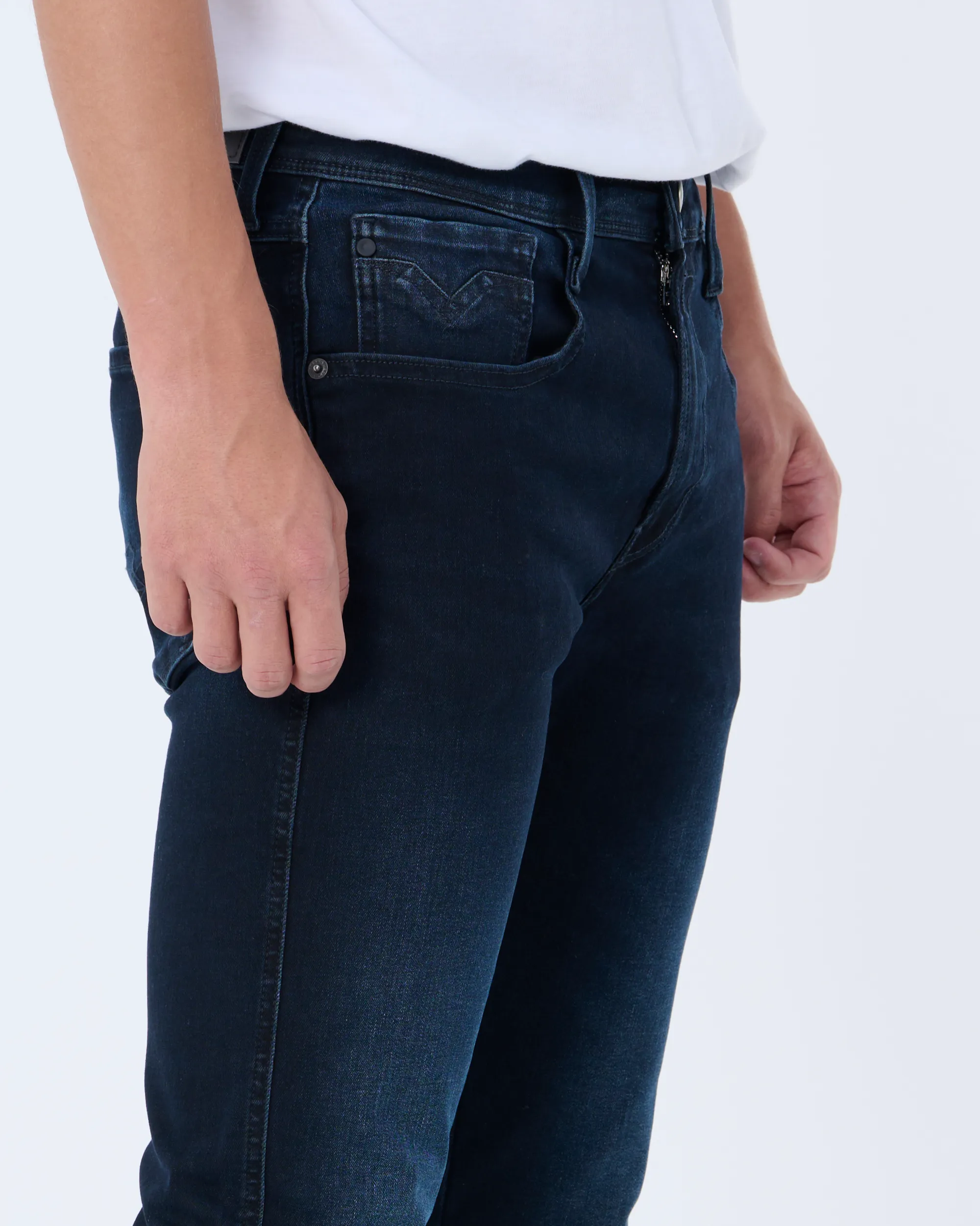 Replay Hyperflex Recycled 360 Jeans Blauw 091333-001-28/32
