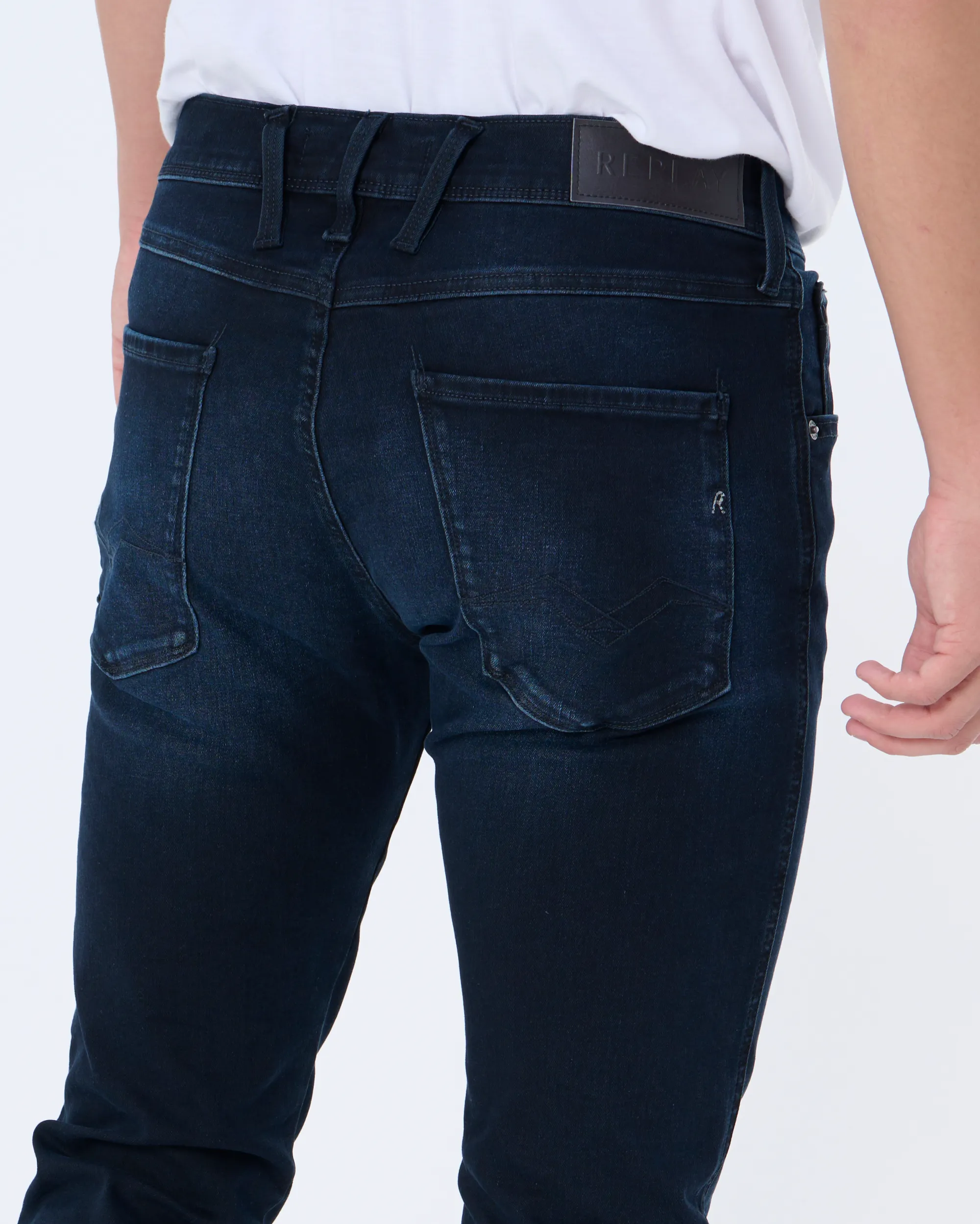 Replay Hyperflex Recycled 360 Jeans Blauw 091333-001-28/32
