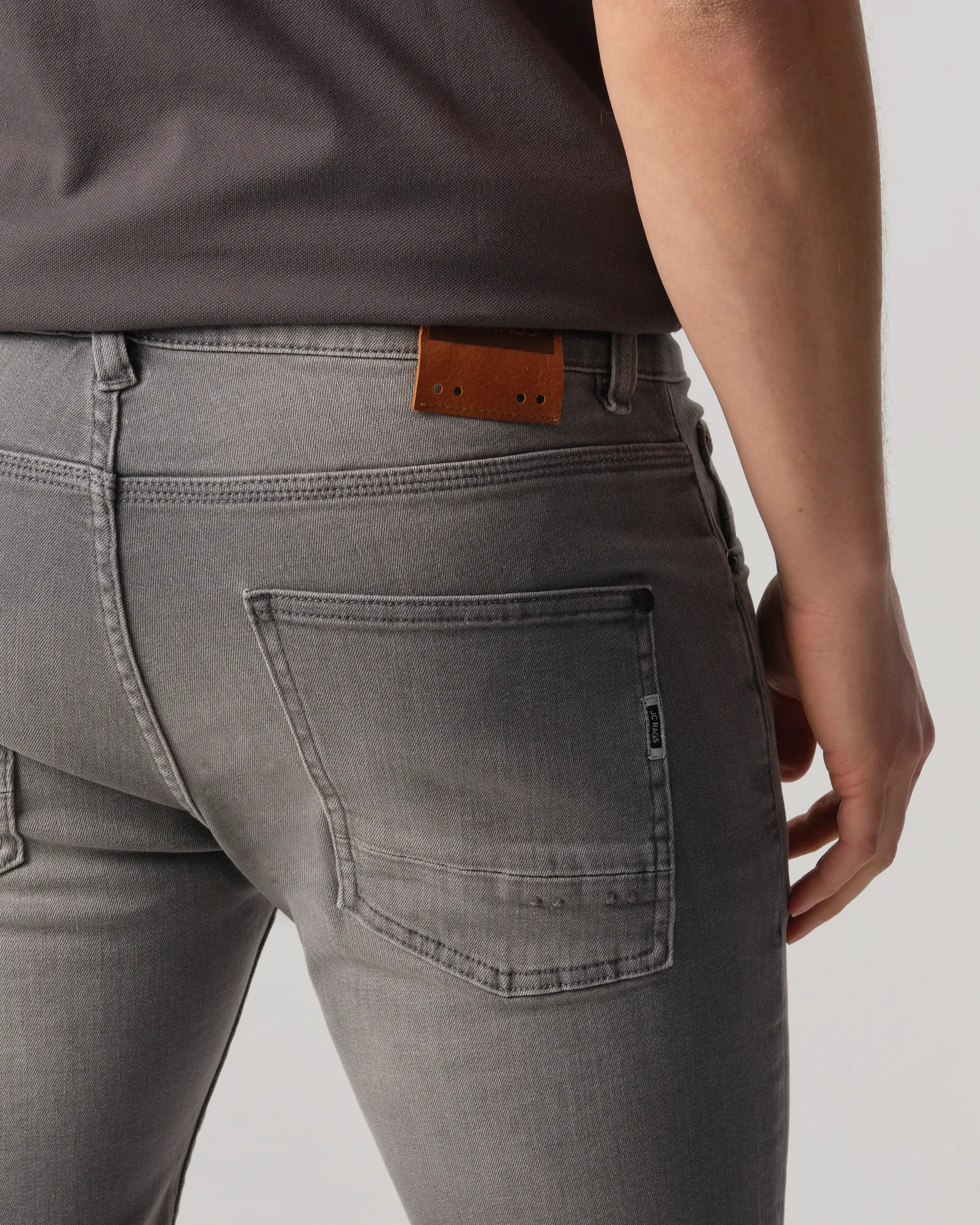 J.C. RAGS Jimmy Short Lichtgrijs uni 091561-001-33