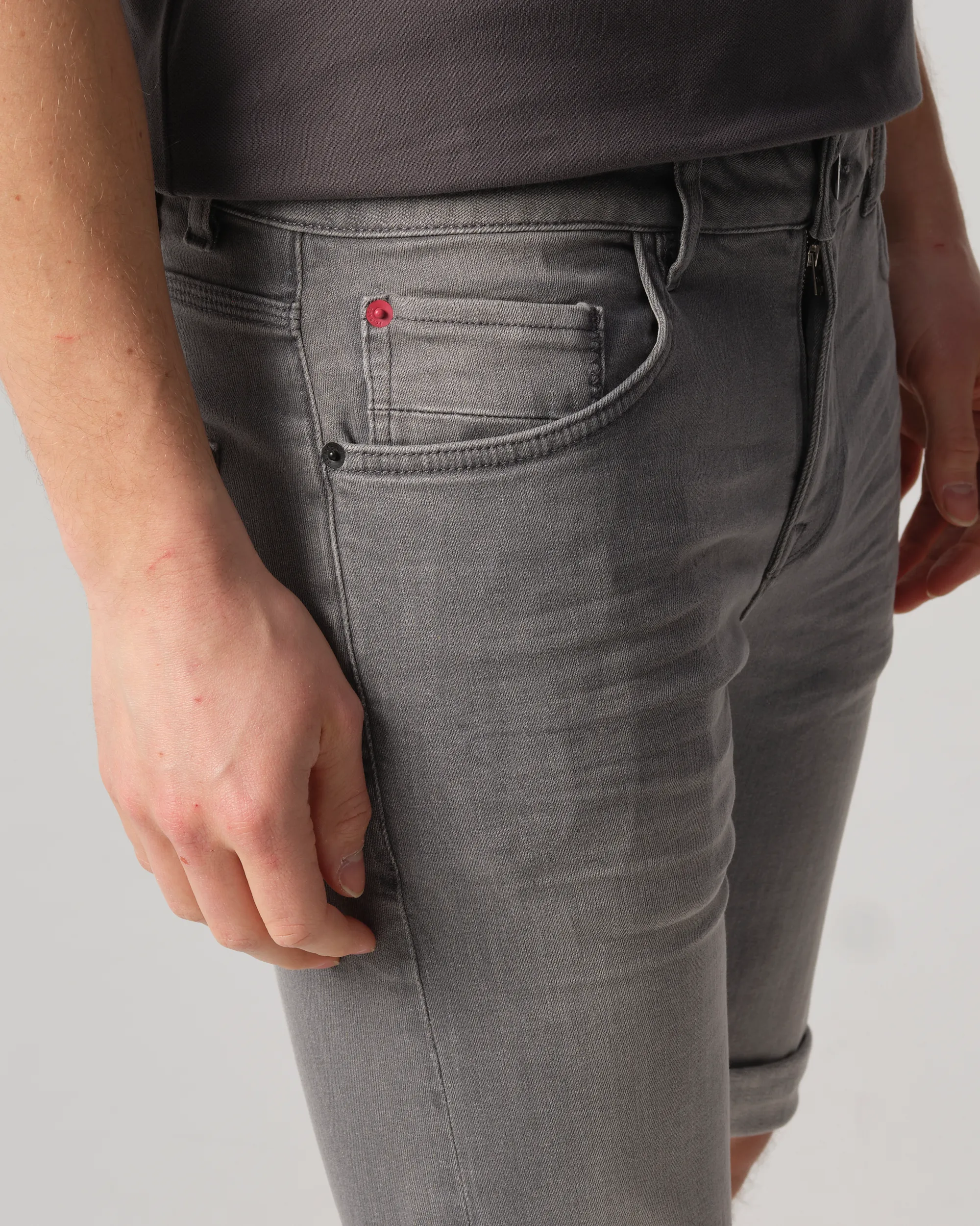 J.C. RAGS Jimmy Short Lichtgrijs uni 091561-001-33
