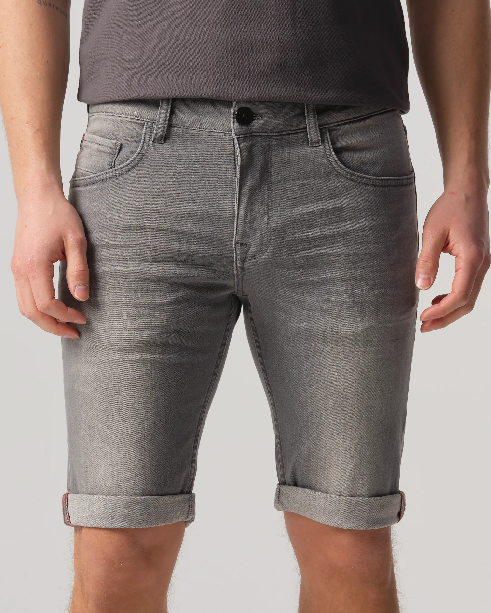 J.C. RAGS Jimmy Short Lichtgrijs uni 091561-001-33