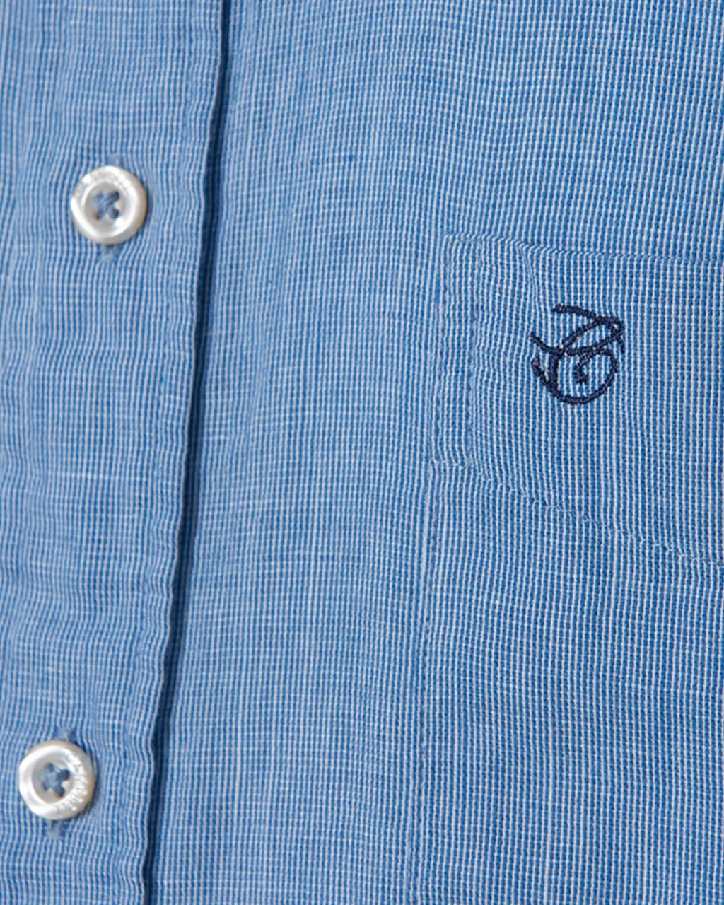Campbell Casual Overhemd KM Lichtblauw uni 091757-002-L