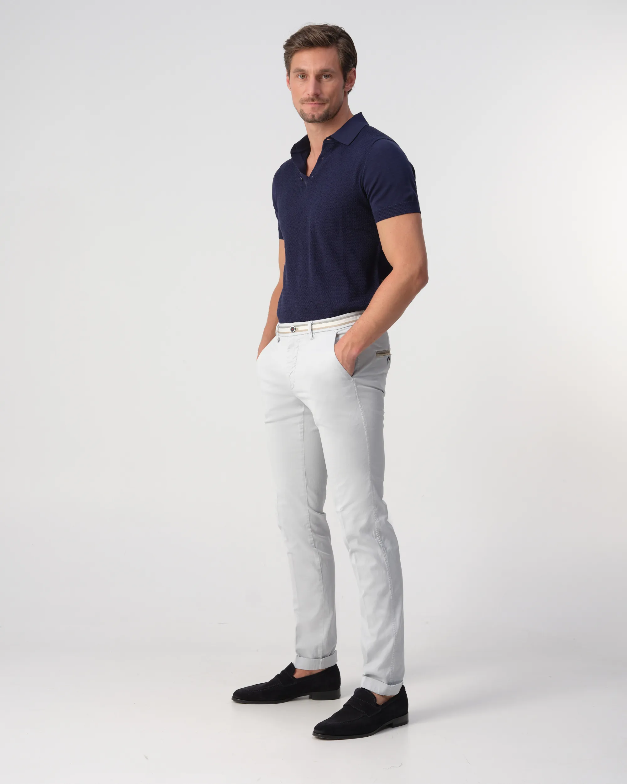 Mason's Torino Chino Grijs 091776-001-50