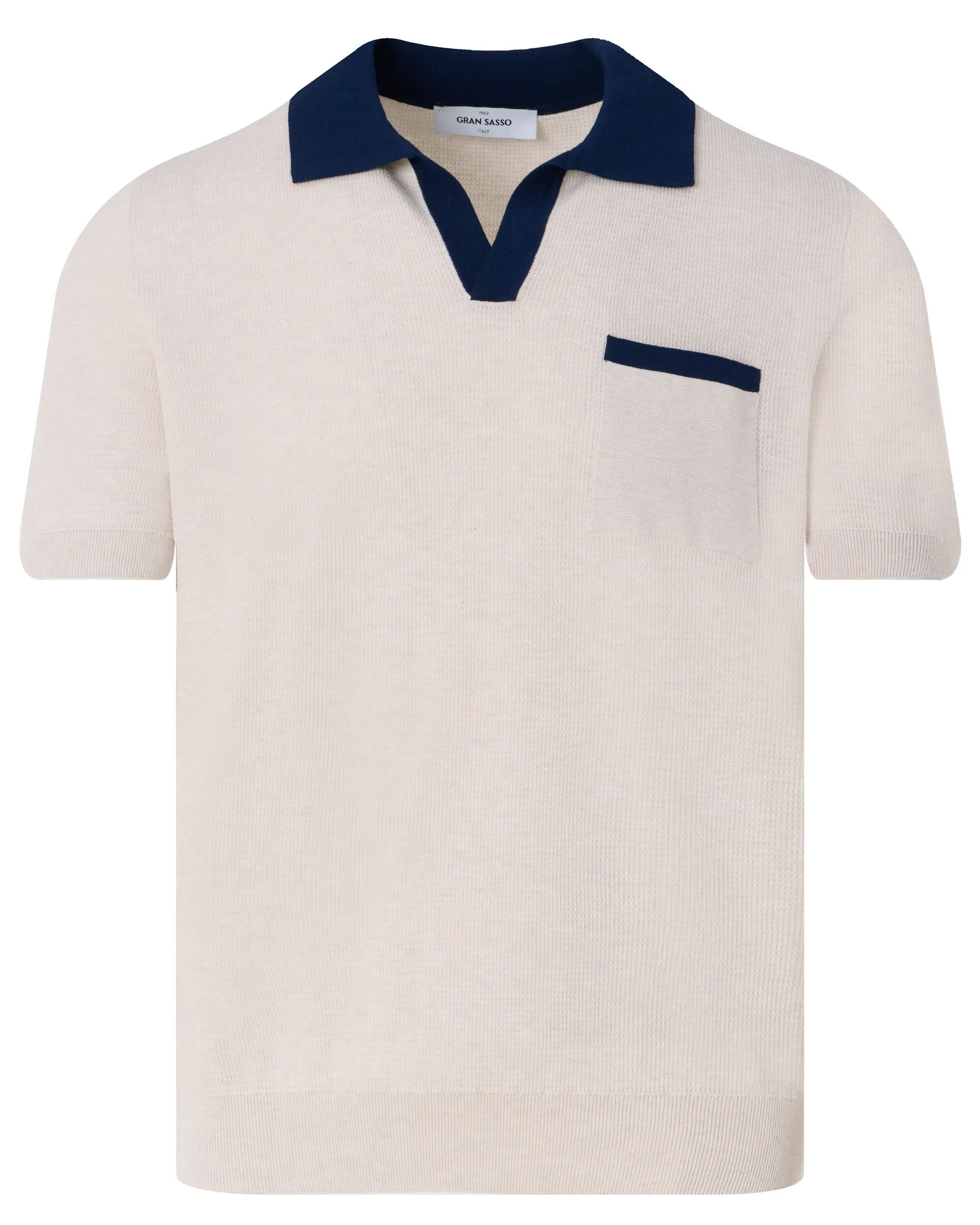 Gran Sasso Polo KM Ecru 091788-001-48