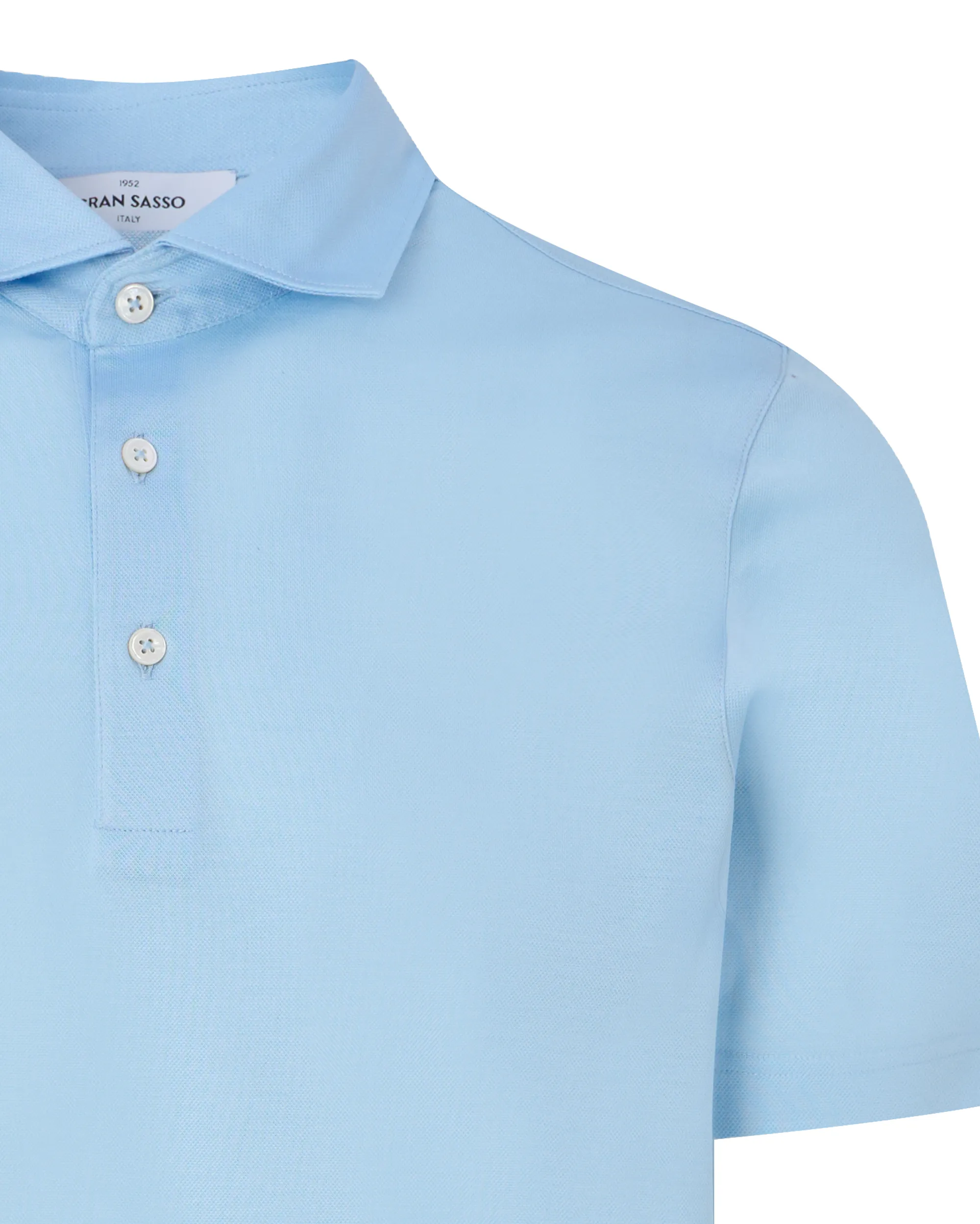 Gran Sasso Polo KM Licht blauw 091799-002-56