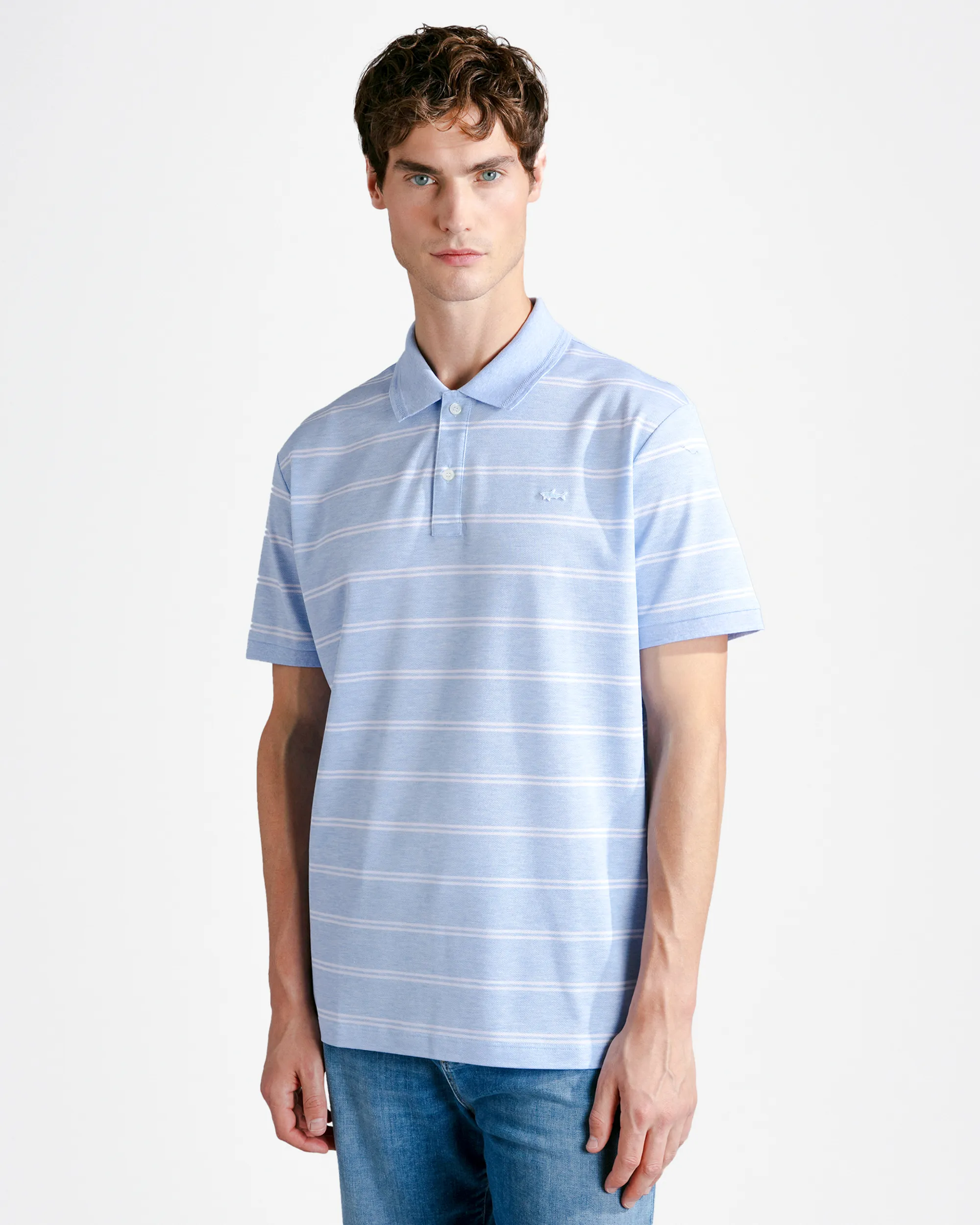 Paul & Shark Polo KM Blauw 092047-001-4XL