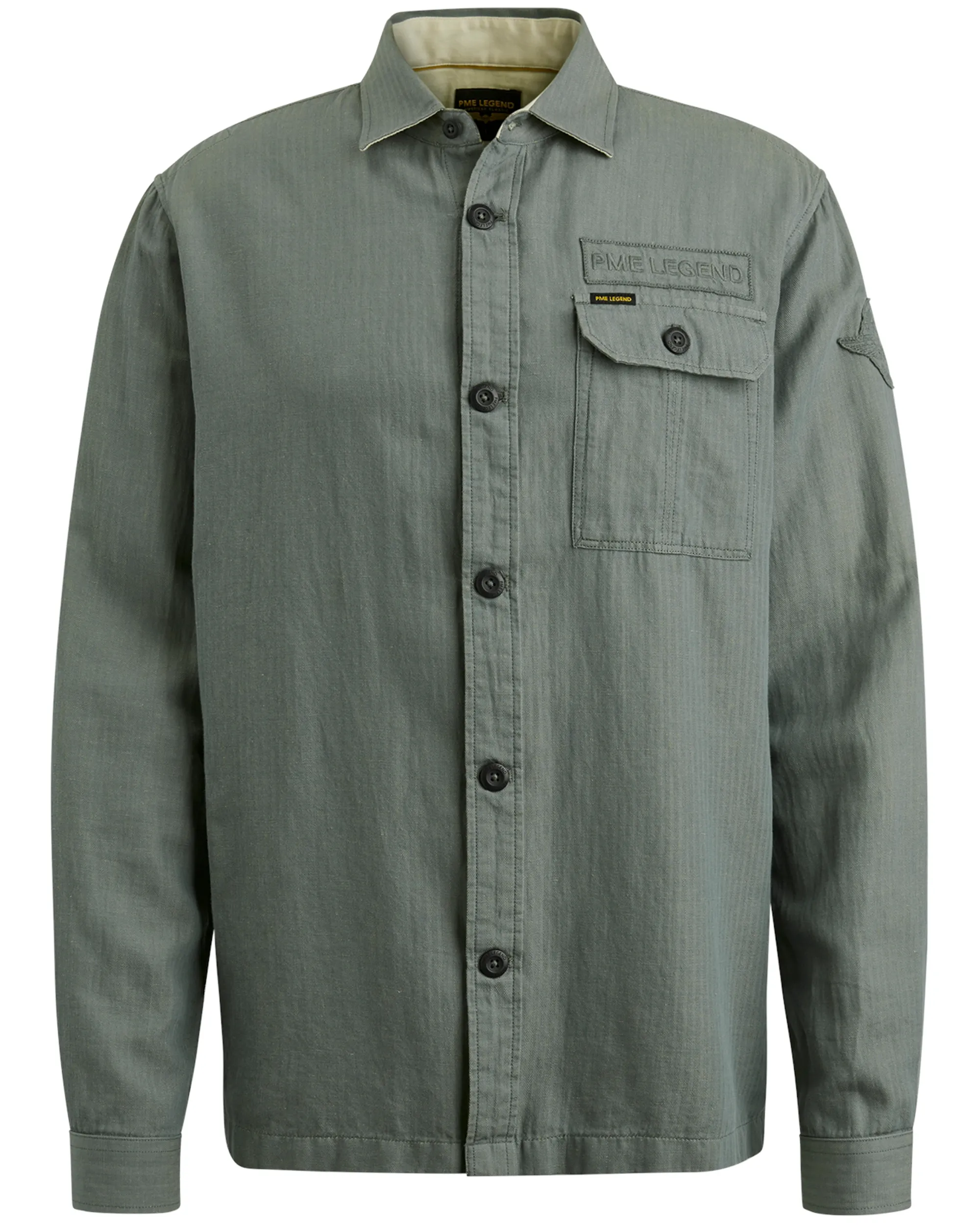 PME Legend Casual Overhemd LM Grijs 092495-001-L
