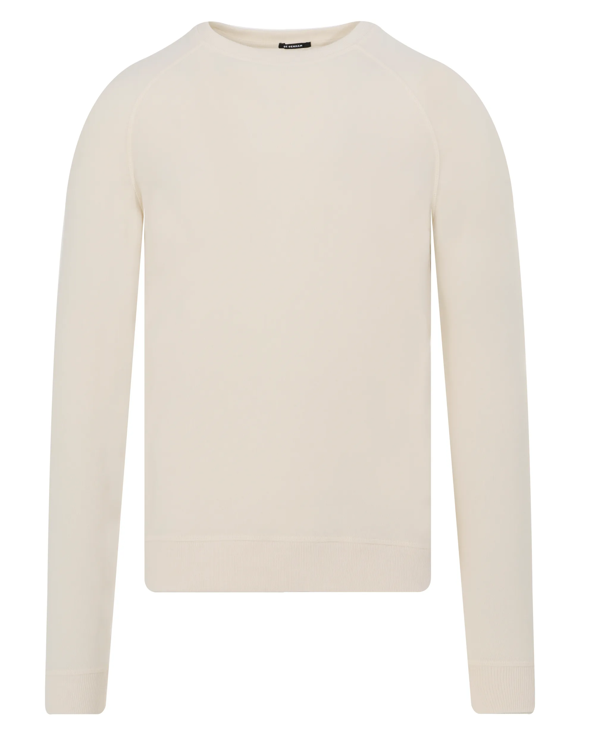 DENHAM JV Raglan Trui ronde hals Ecru 092757-001-L