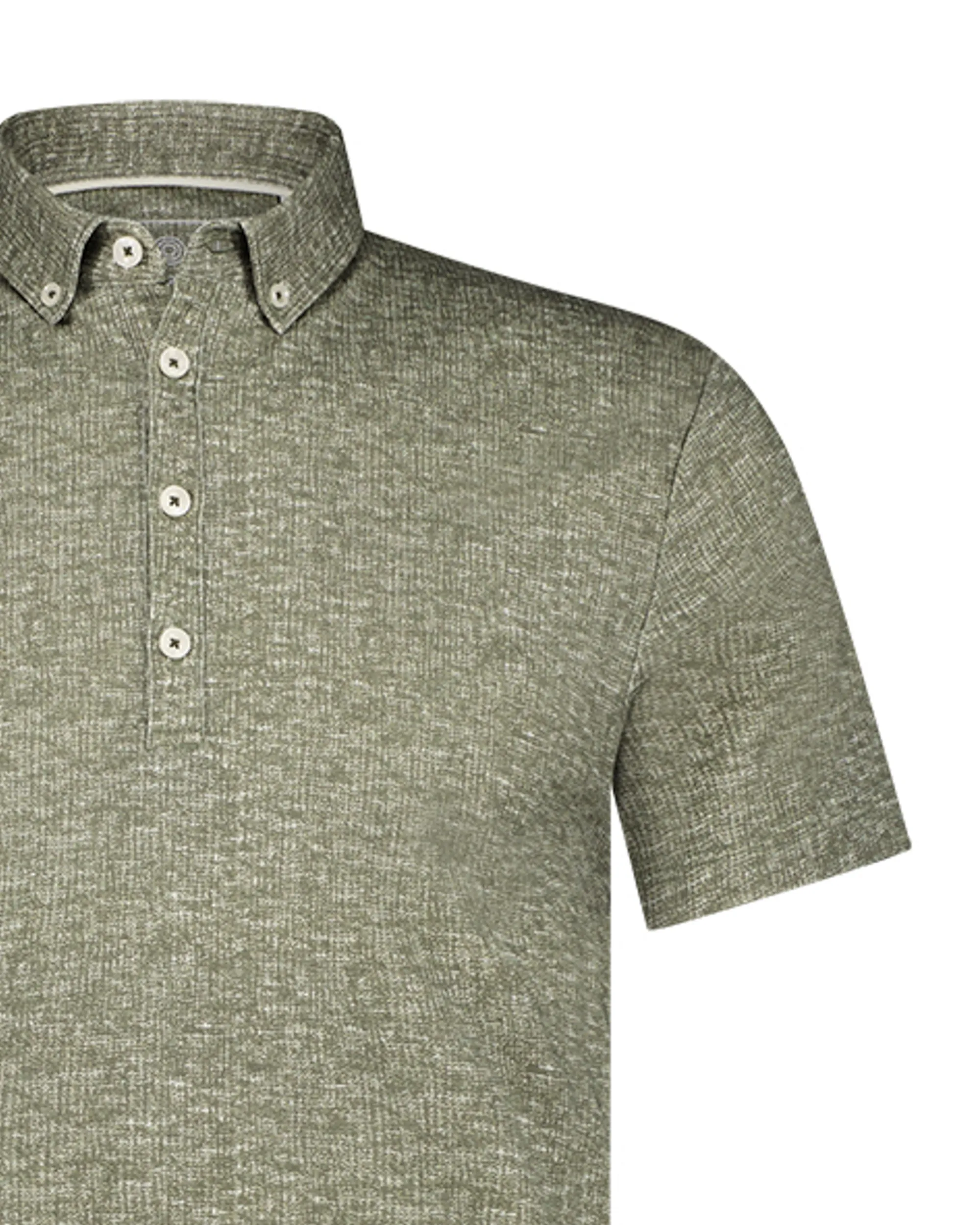 Blue Industry Polo KM Groen 092845-001-L