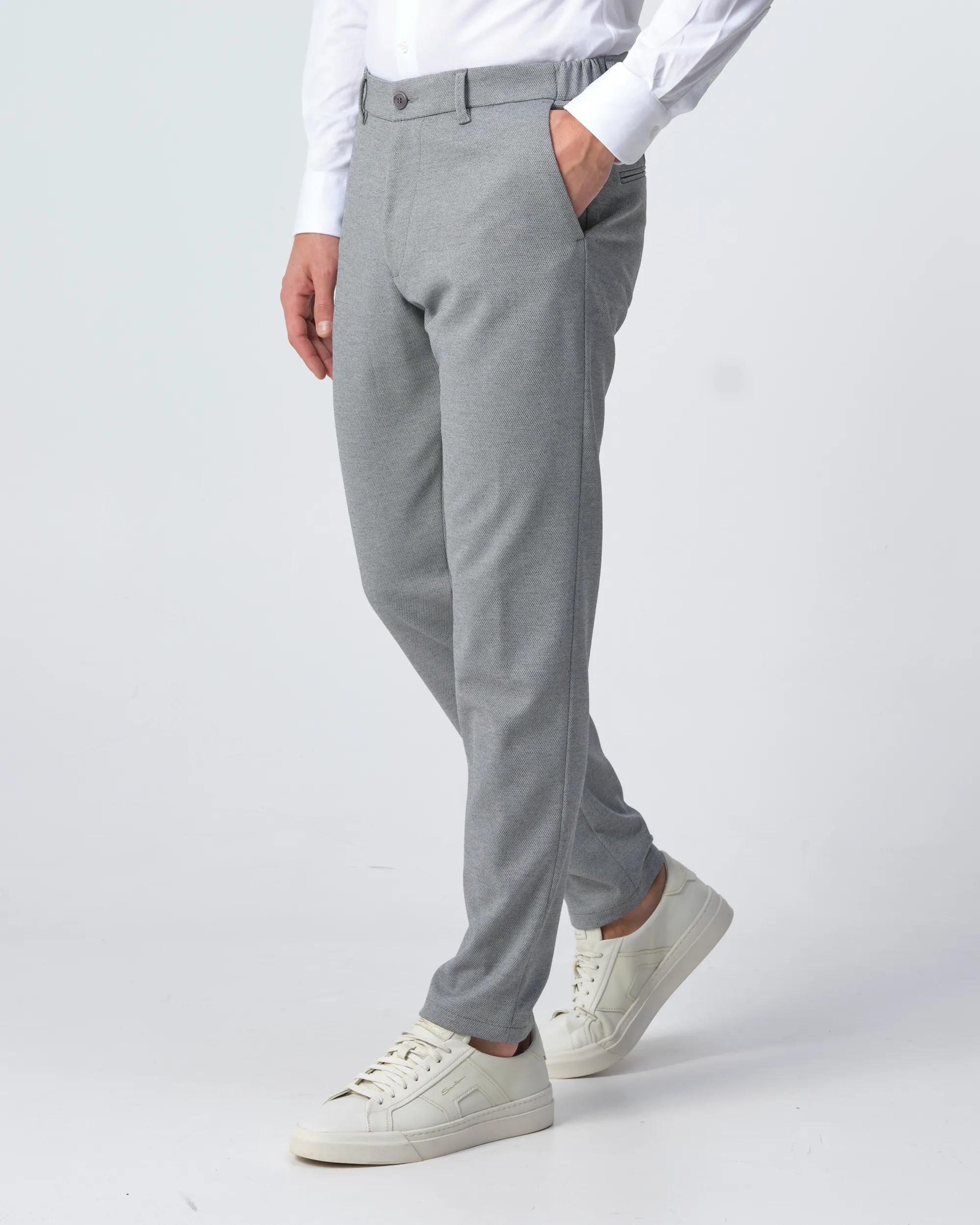 Drykorn Ajend Mix & Match Pantalon Grijs 093322-001-102