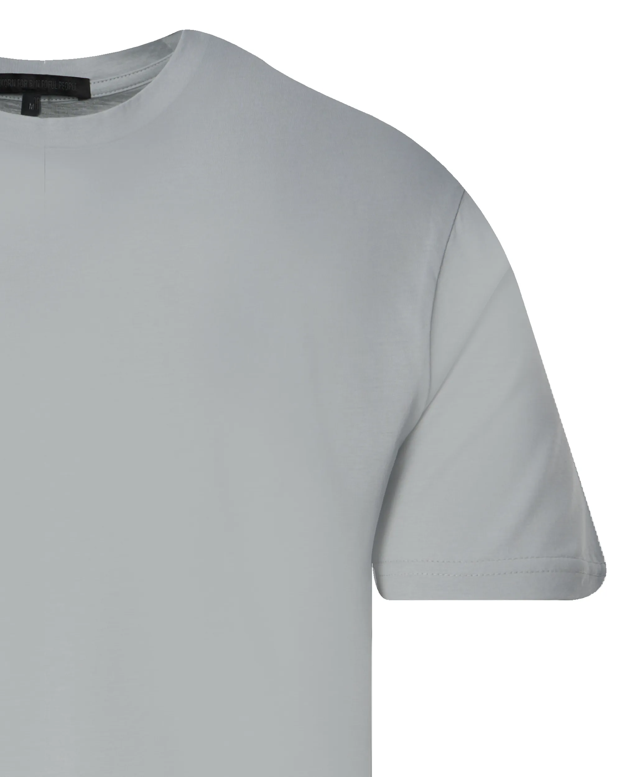 Drykorn T-shirt Korte mouw Licht grijs 093327-002-L
