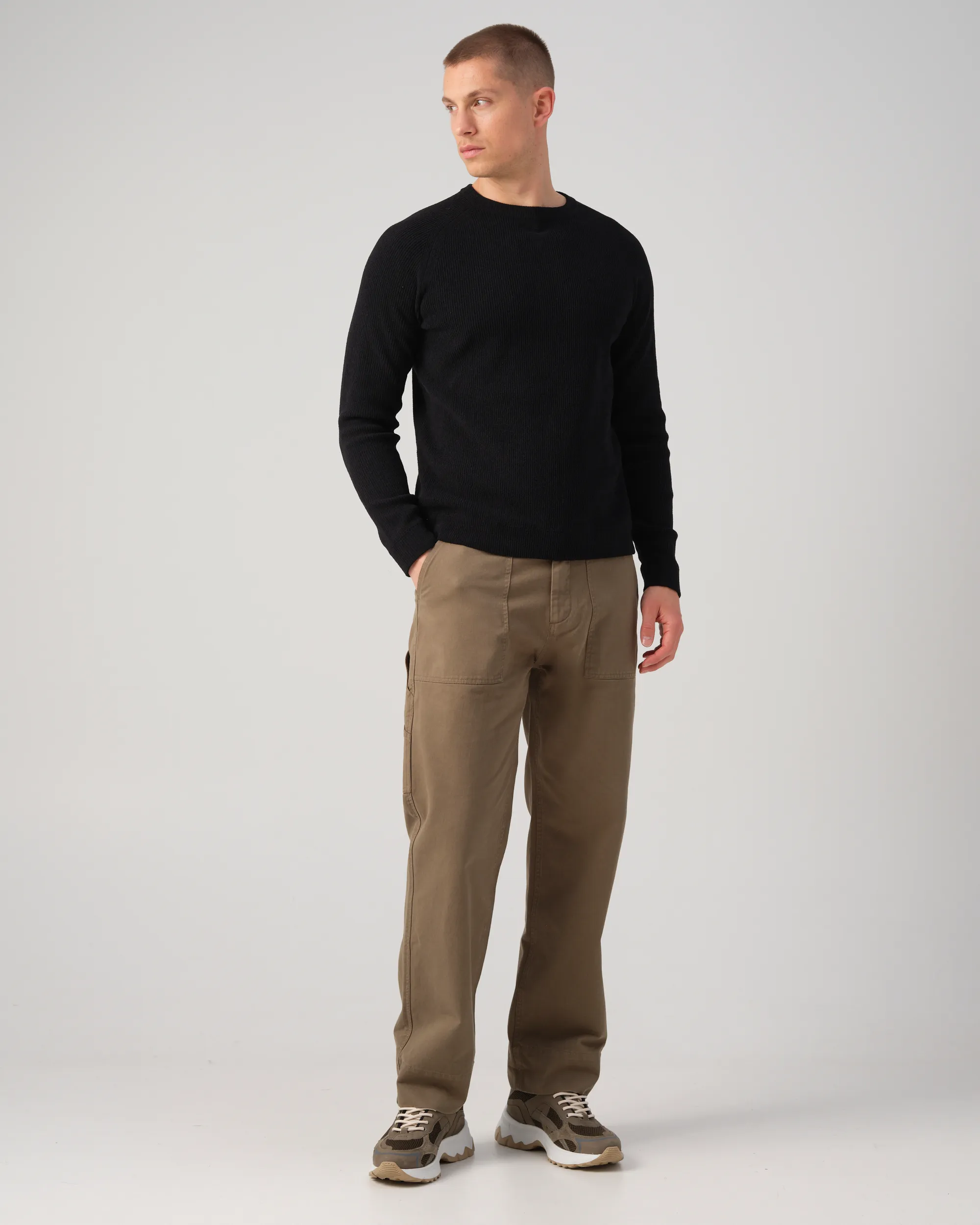 J.C. RAGS Trui O-hals Black 093343-001-L