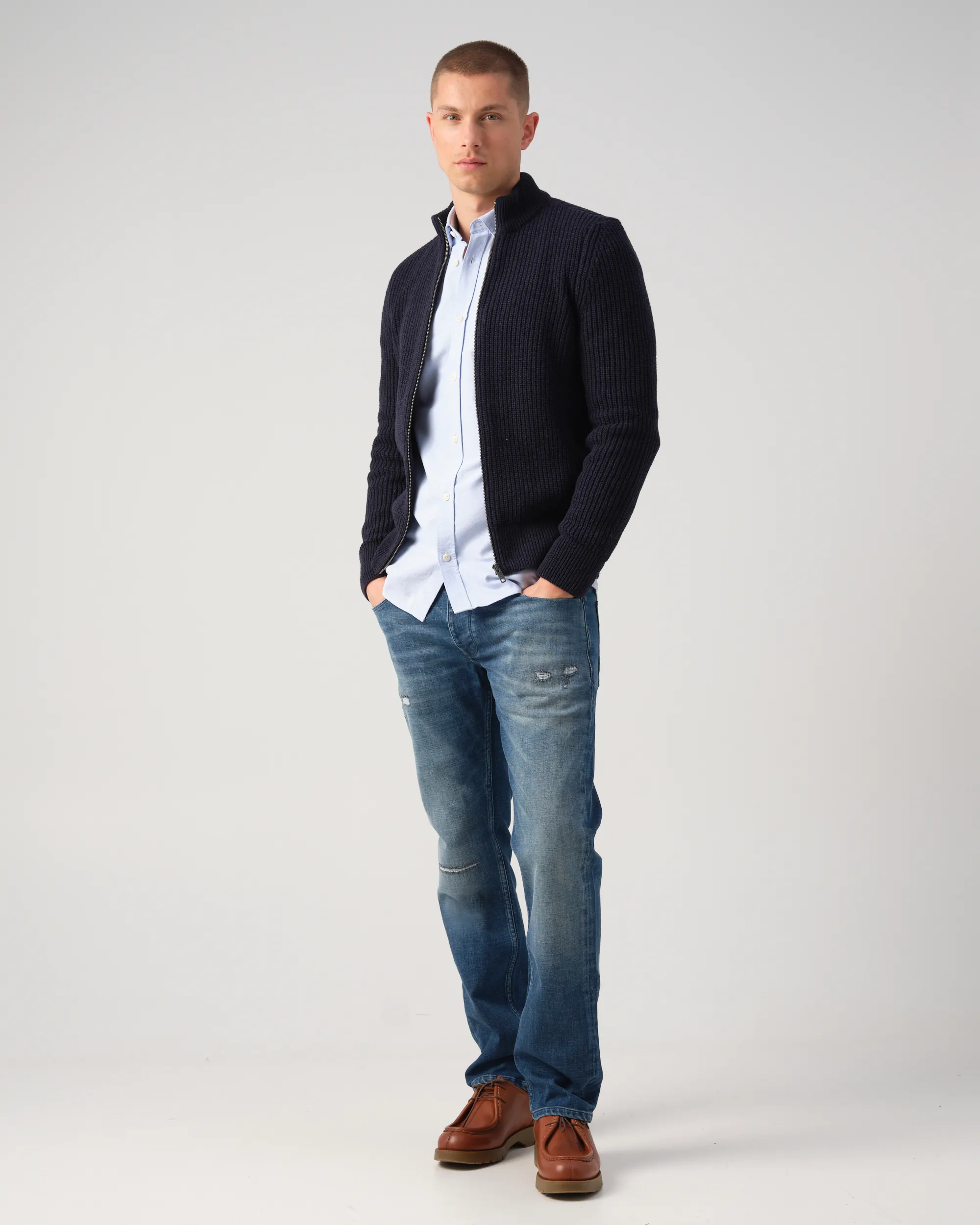 J.C. RAGS Reagan Vest Sky Captain 093496-001-L