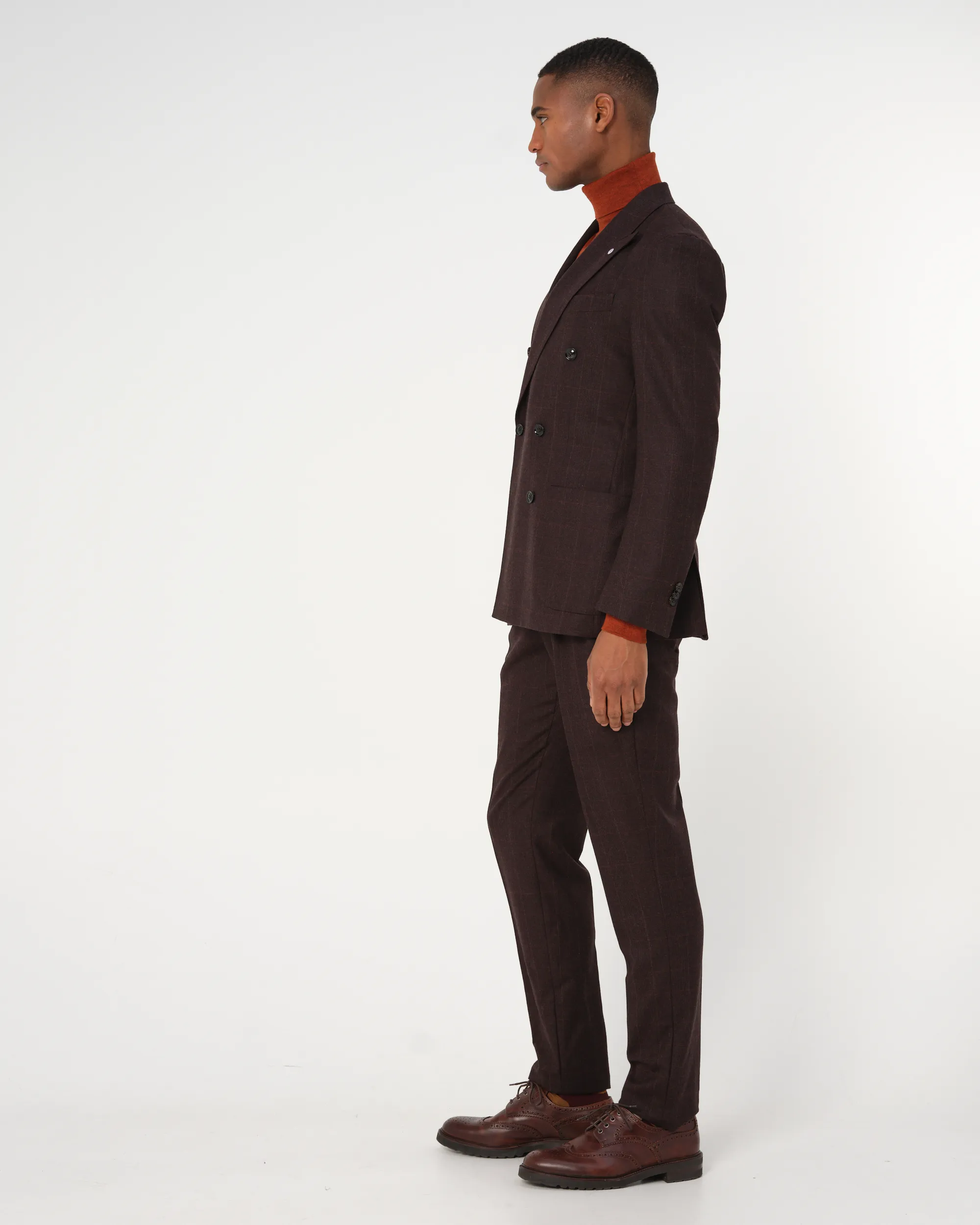Dutch Dandies Pak Bruin grote ruit 093507-001-46