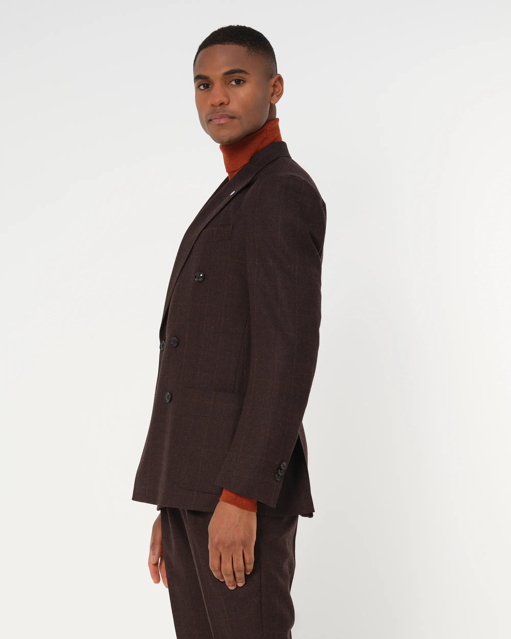 Dutch Dandies Pak Bruin grote ruit 093507-001-46