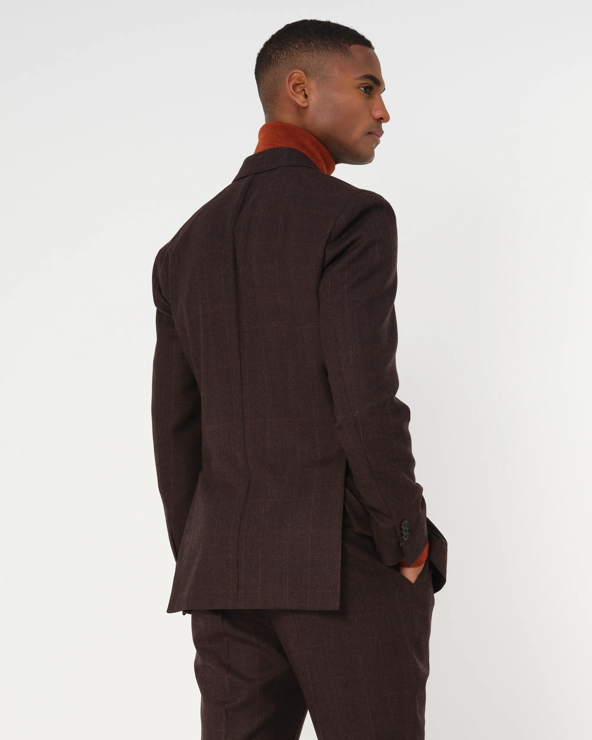 Dutch Dandies Pak Bruin grote ruit 093507-001-46