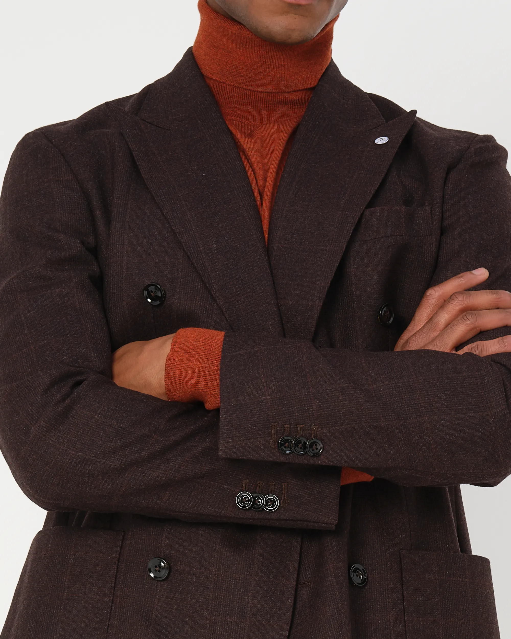 Dutch Dandies Pak Bruin grote ruit 093507-001-46