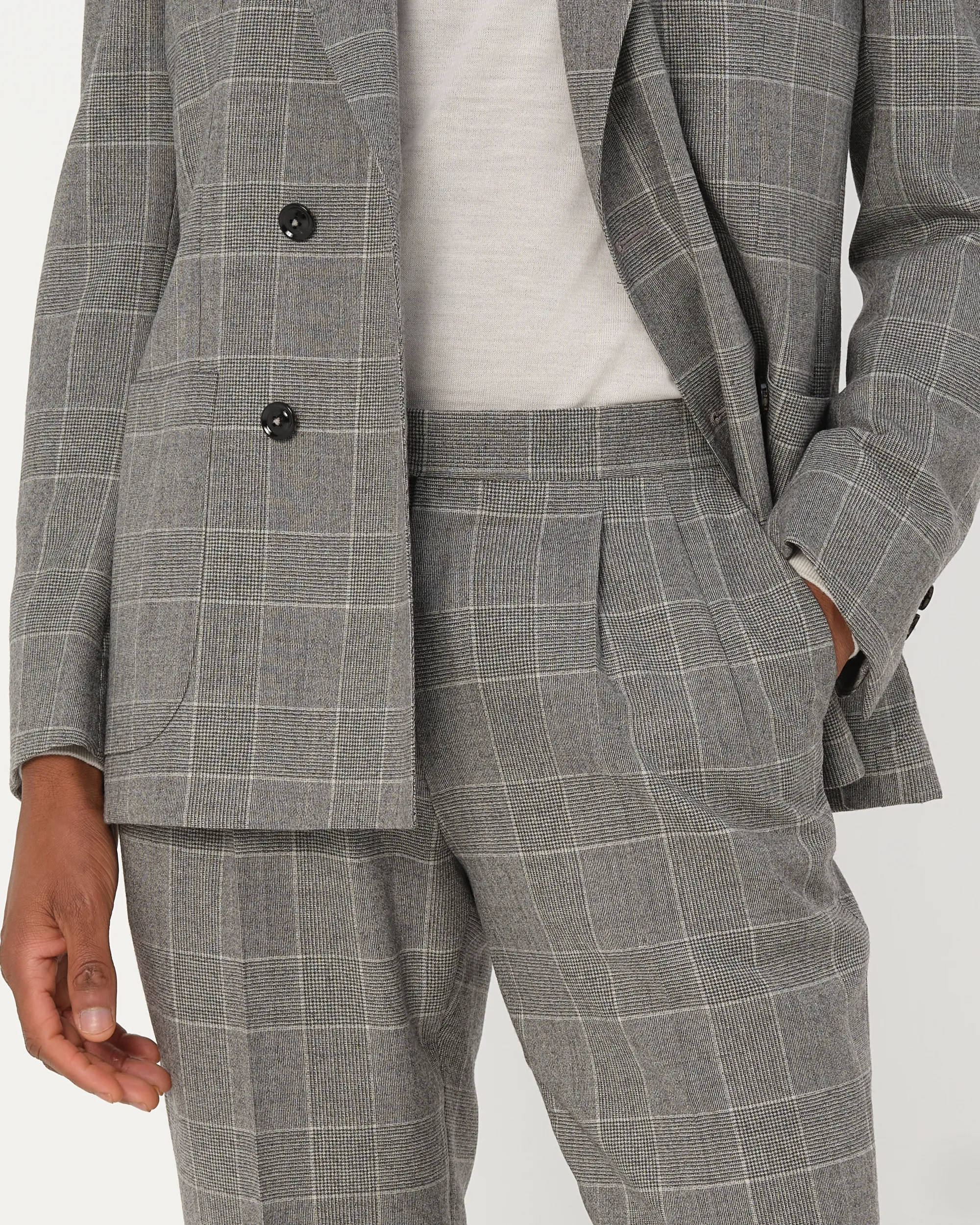 Dutch Dandies Pak Donkergrijs grote ruit 093507-002-46