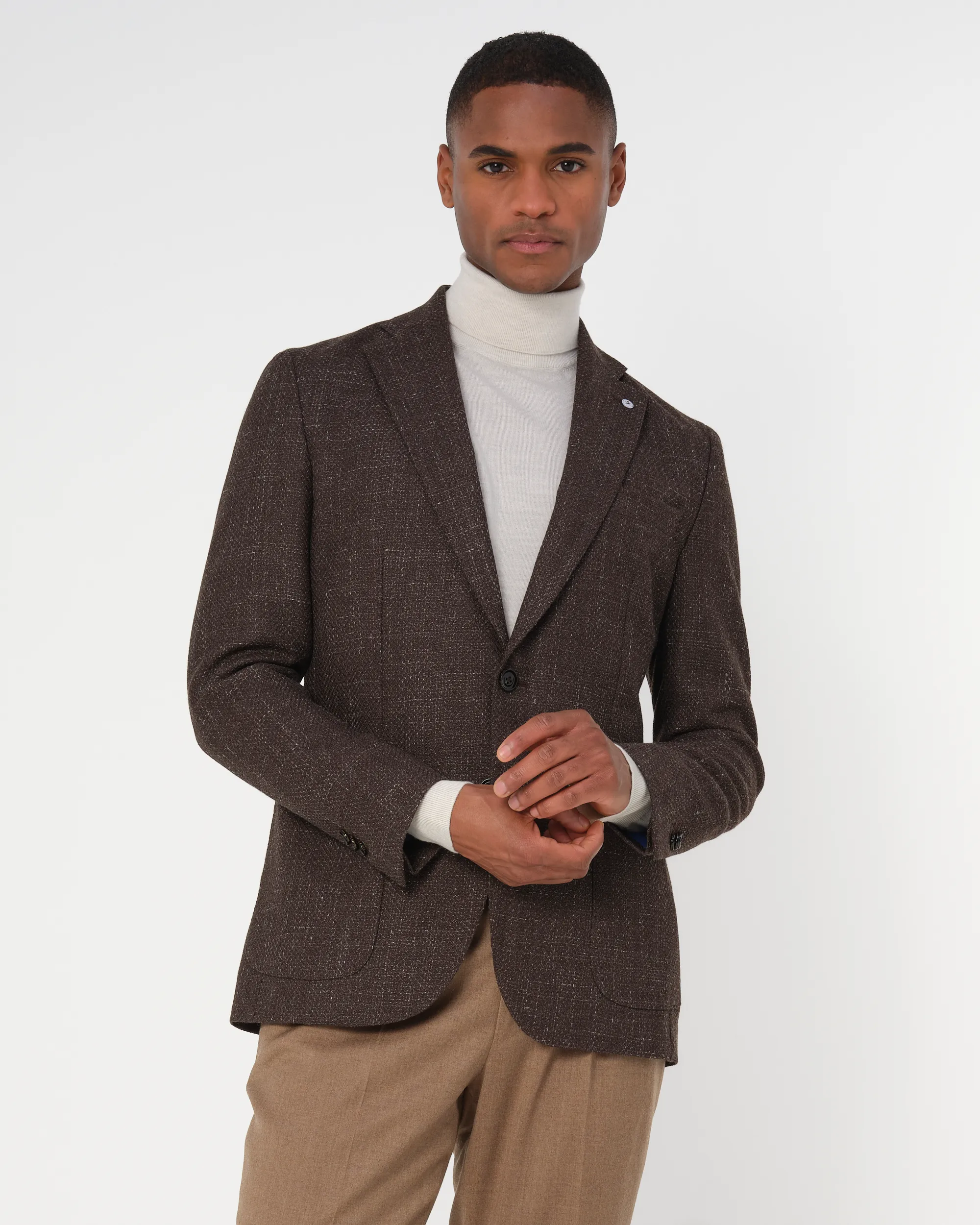 Dutch Dandies Devon Colbert Bruin uni 093511-001-46