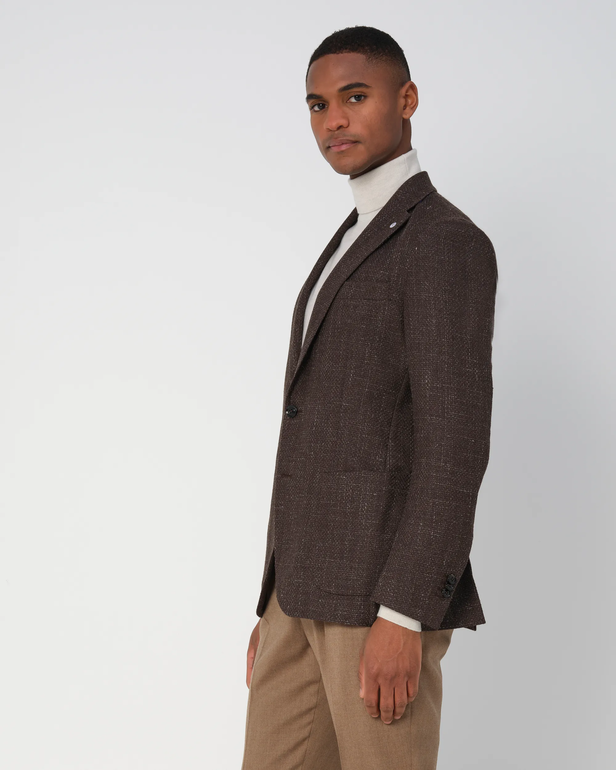 Dutch Dandies Devon Colbert Bruin uni 093511-001-46