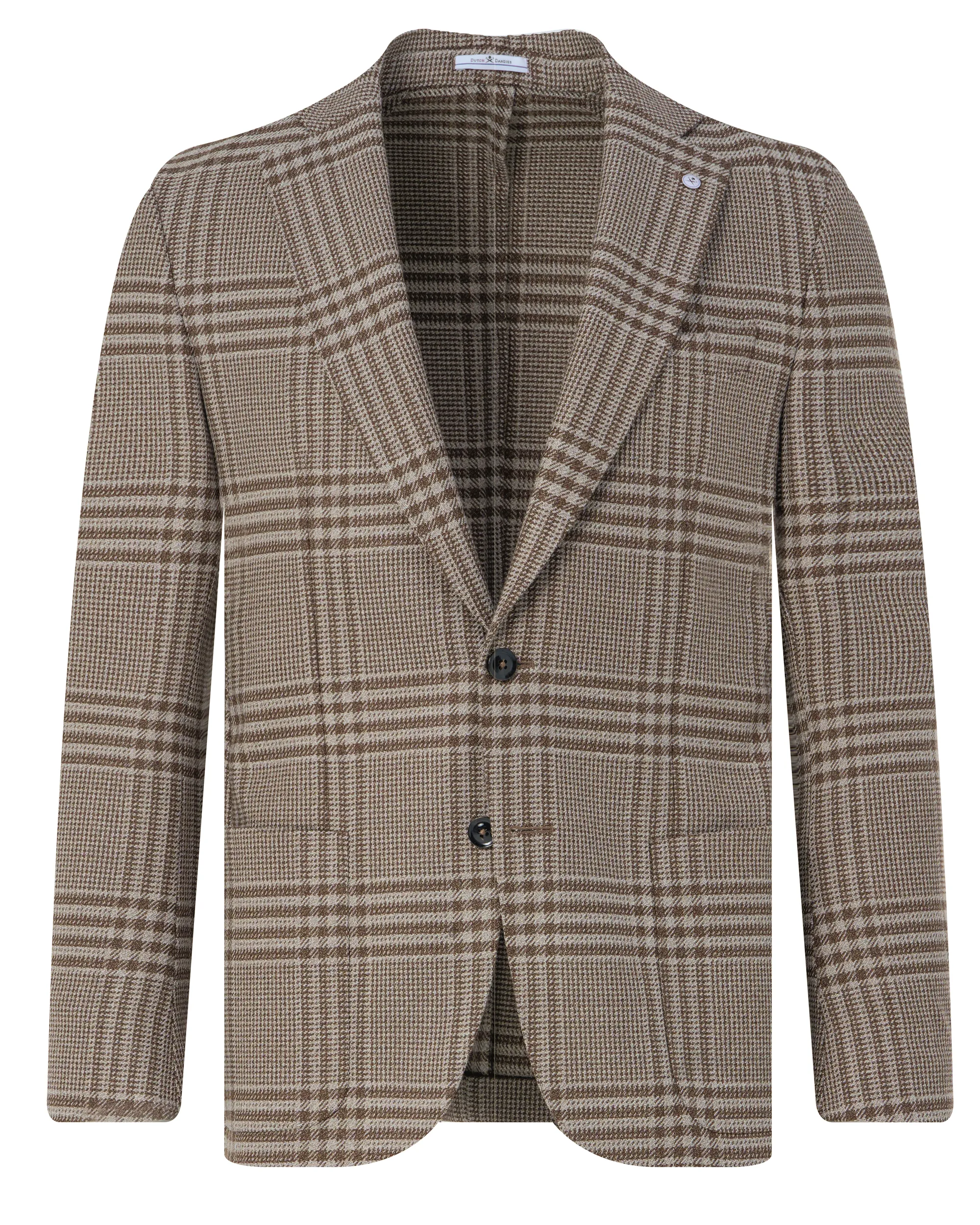 Dutch Dandies Devon Colbert Bruin grote ruit 093515-001-46