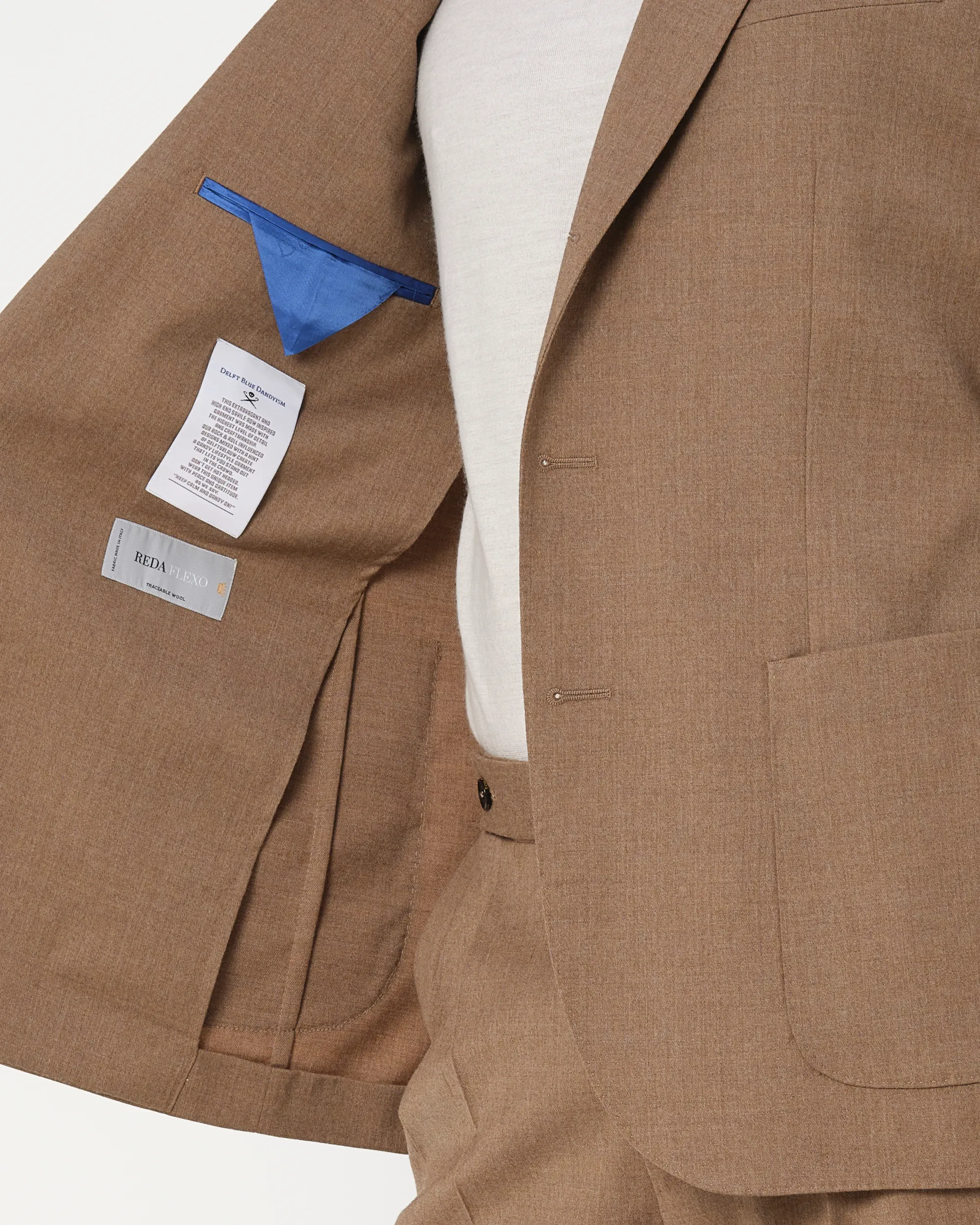Dutch Dandies Damon Mix & Match Colbert Camel 093518-003-46