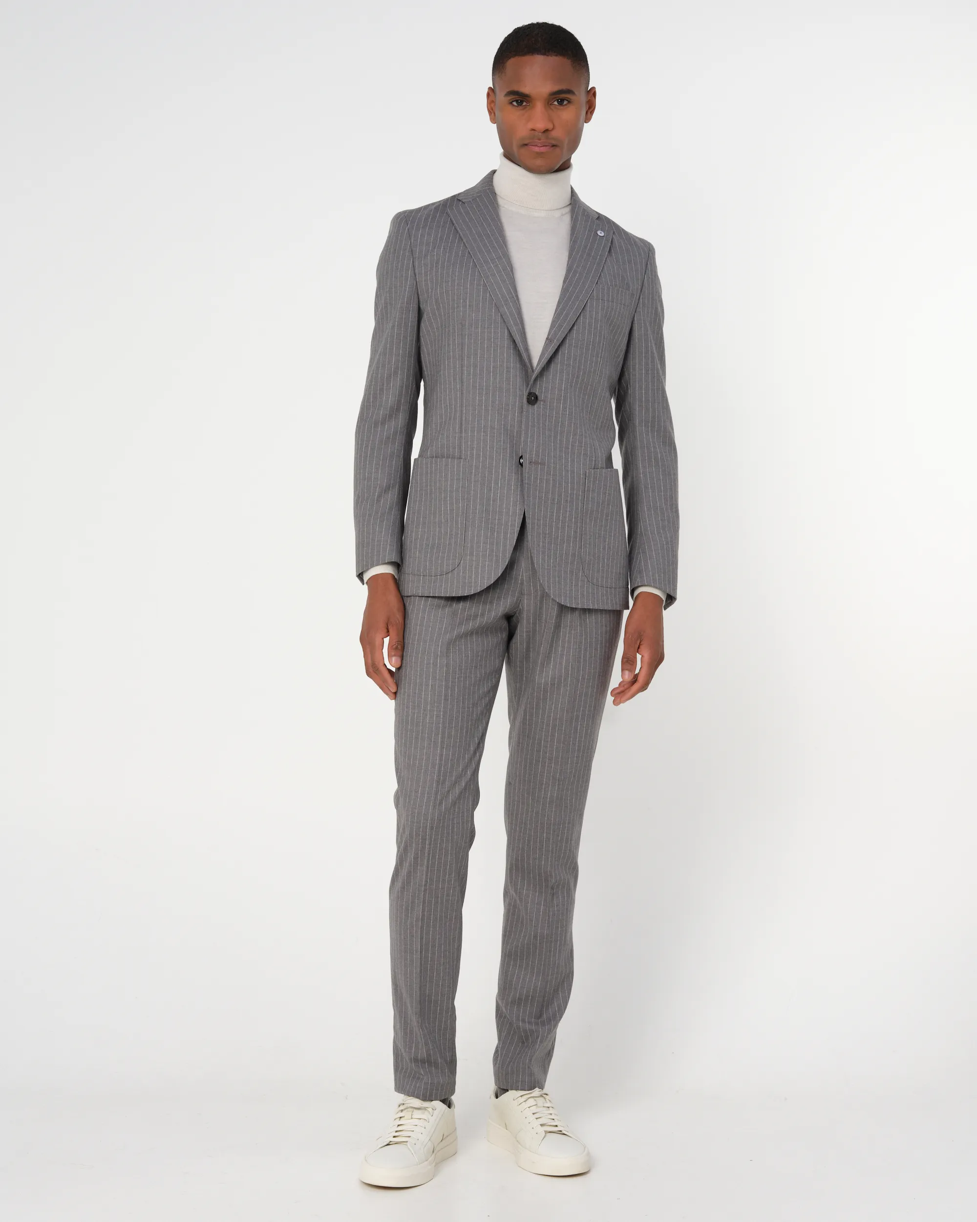 Dutch Dandies Damon Mix & Match Colbert Grijs streep 093524-001-46